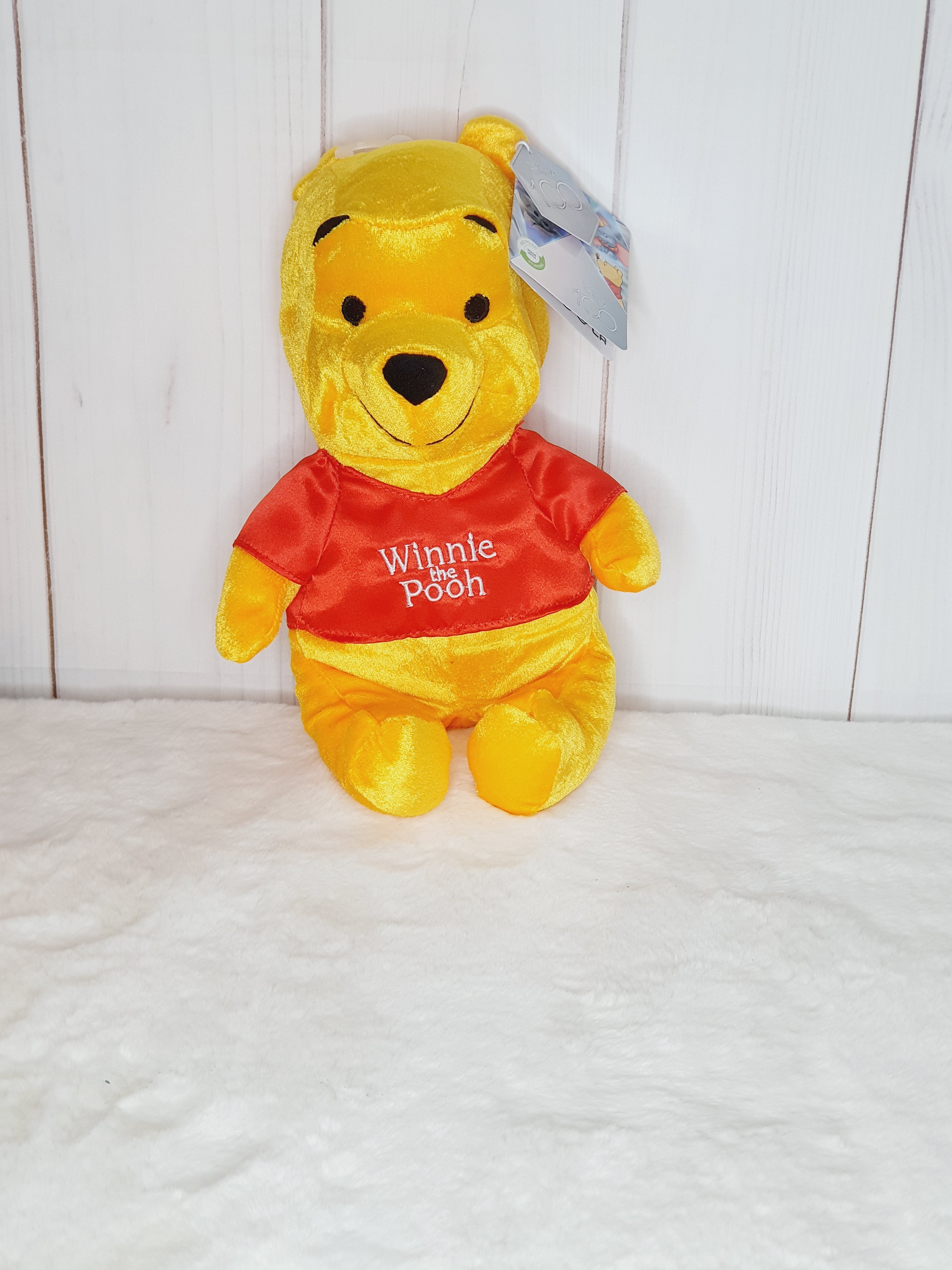 Peluche Winnie l'ourson 25cm brillant