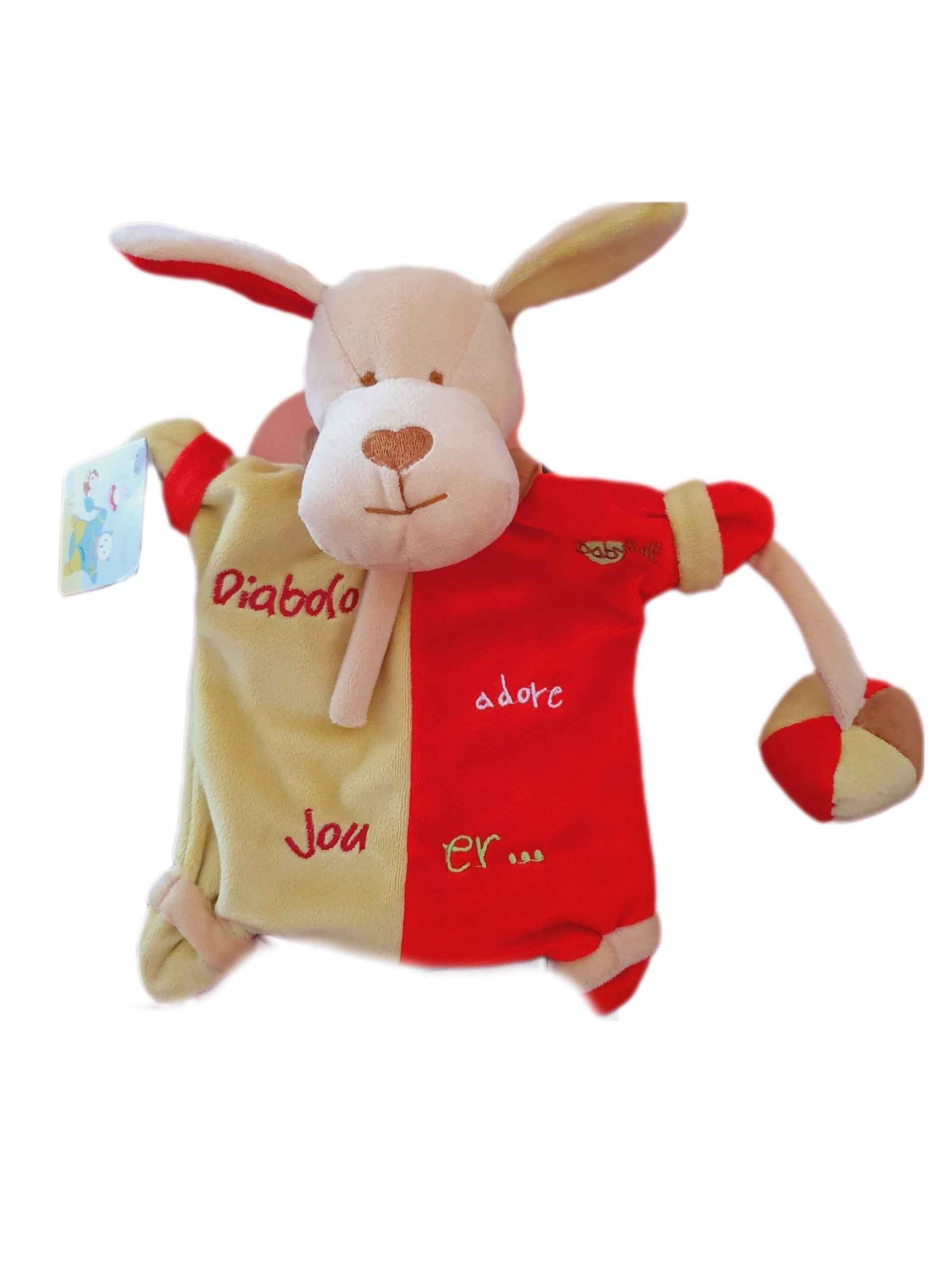 Gâteau de couches mixte Peluche marionnette Chien - Mes Pommes D'Amour Cadeaux naissance