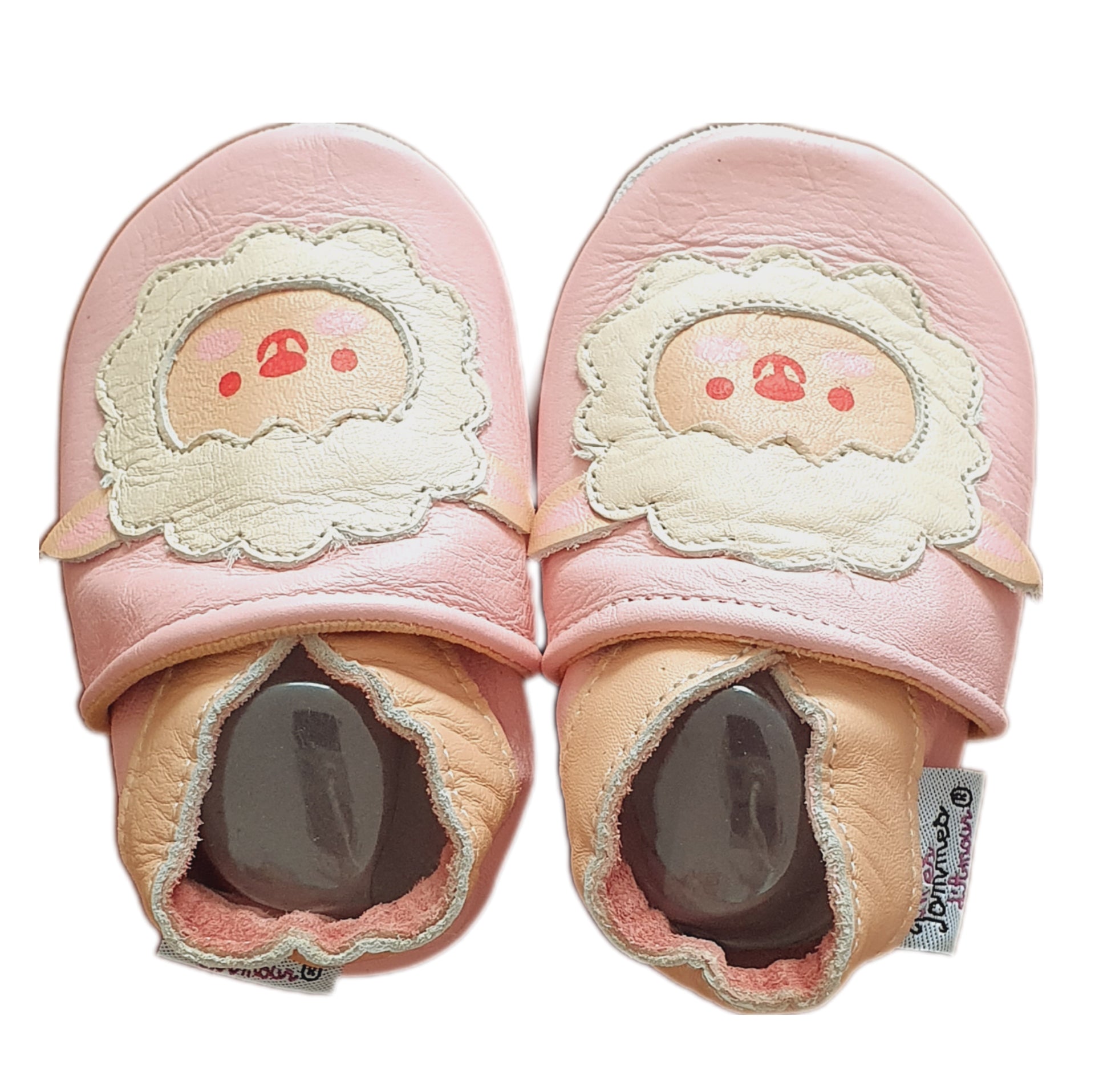 Chaussons en cuir Mouton - Mes Pommes D'Amour Cadeaux naissance