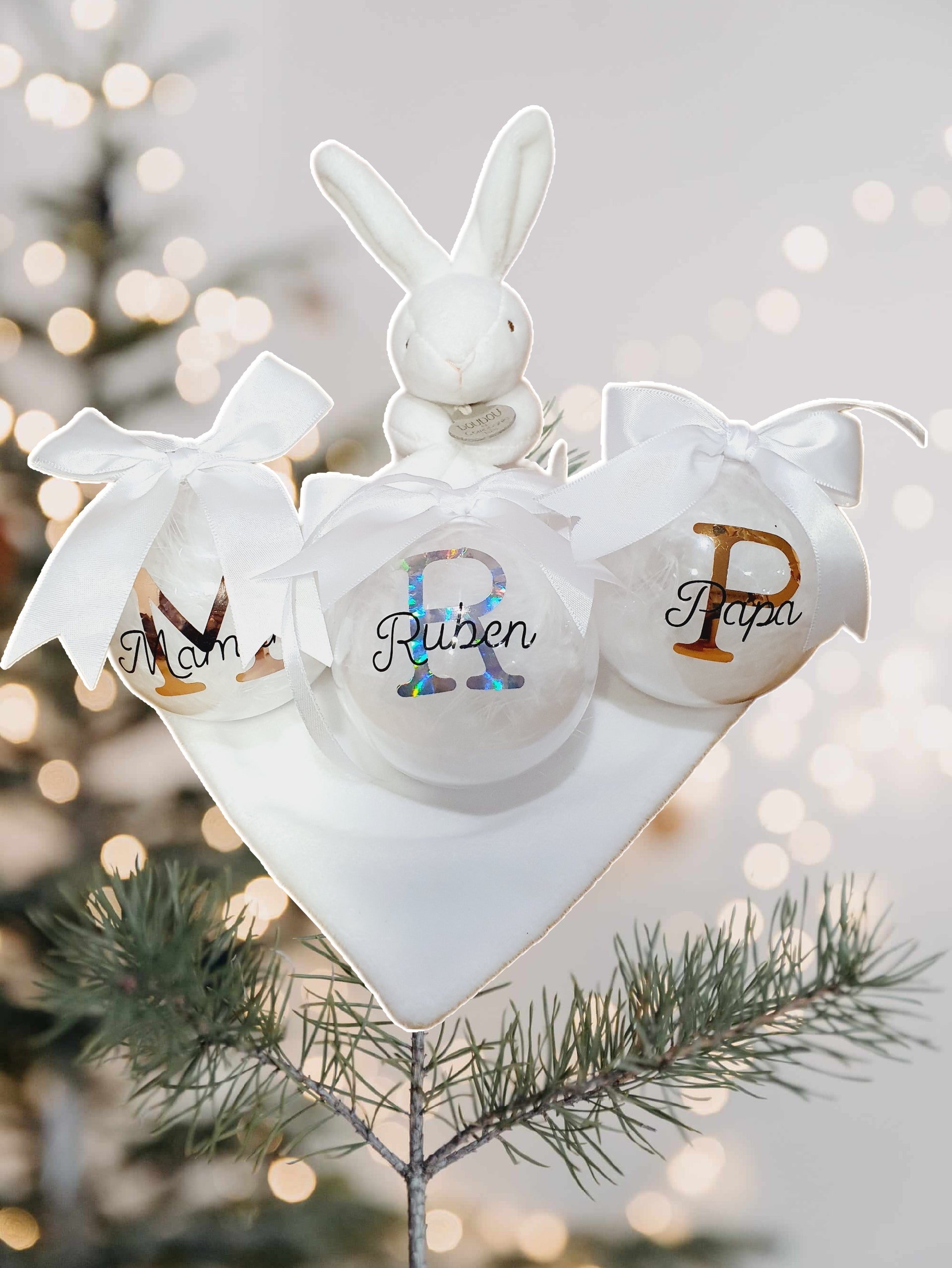 Grosse boule de Noël personnalisées