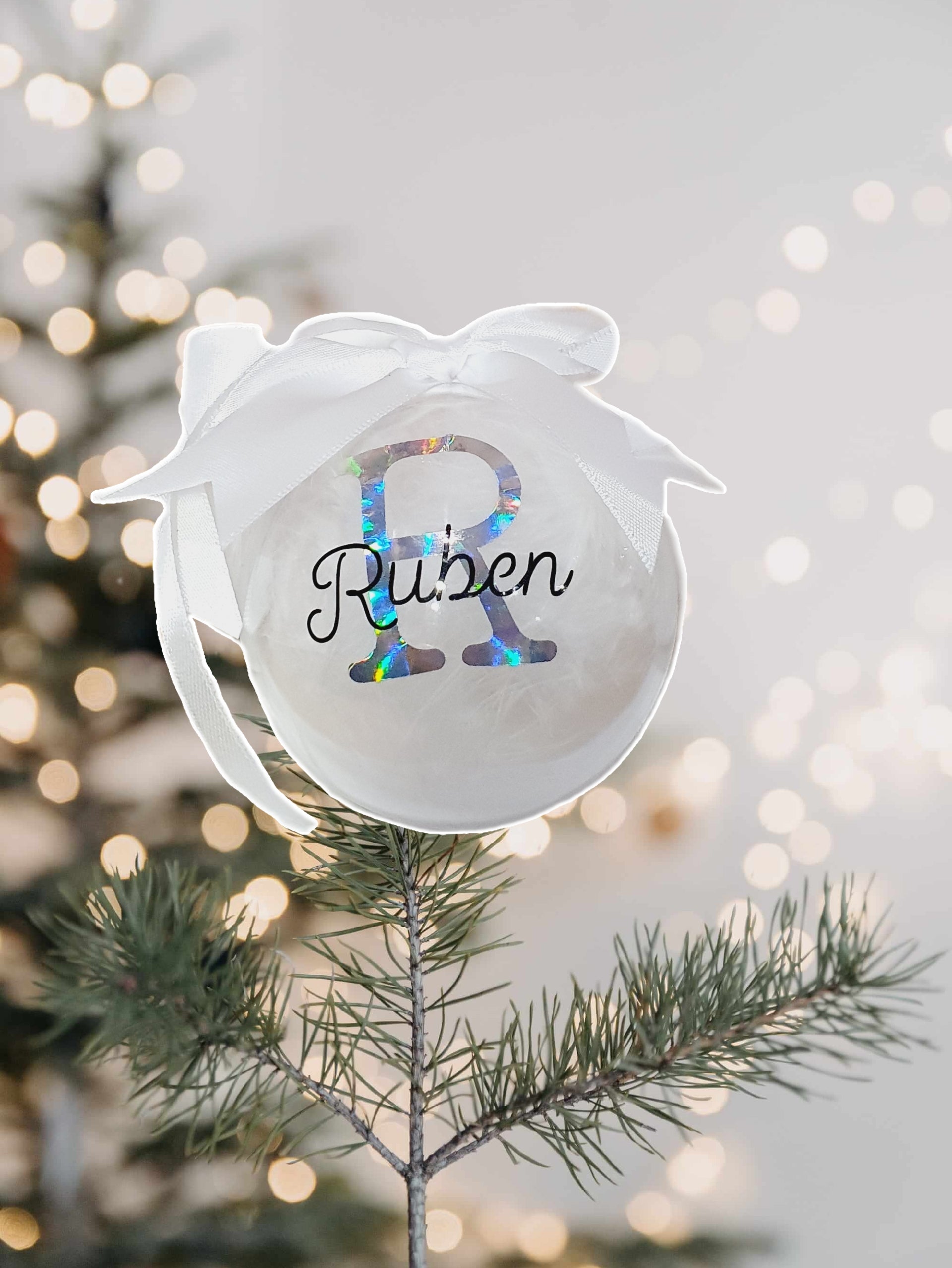 Grosse boule de Noël personnalisées