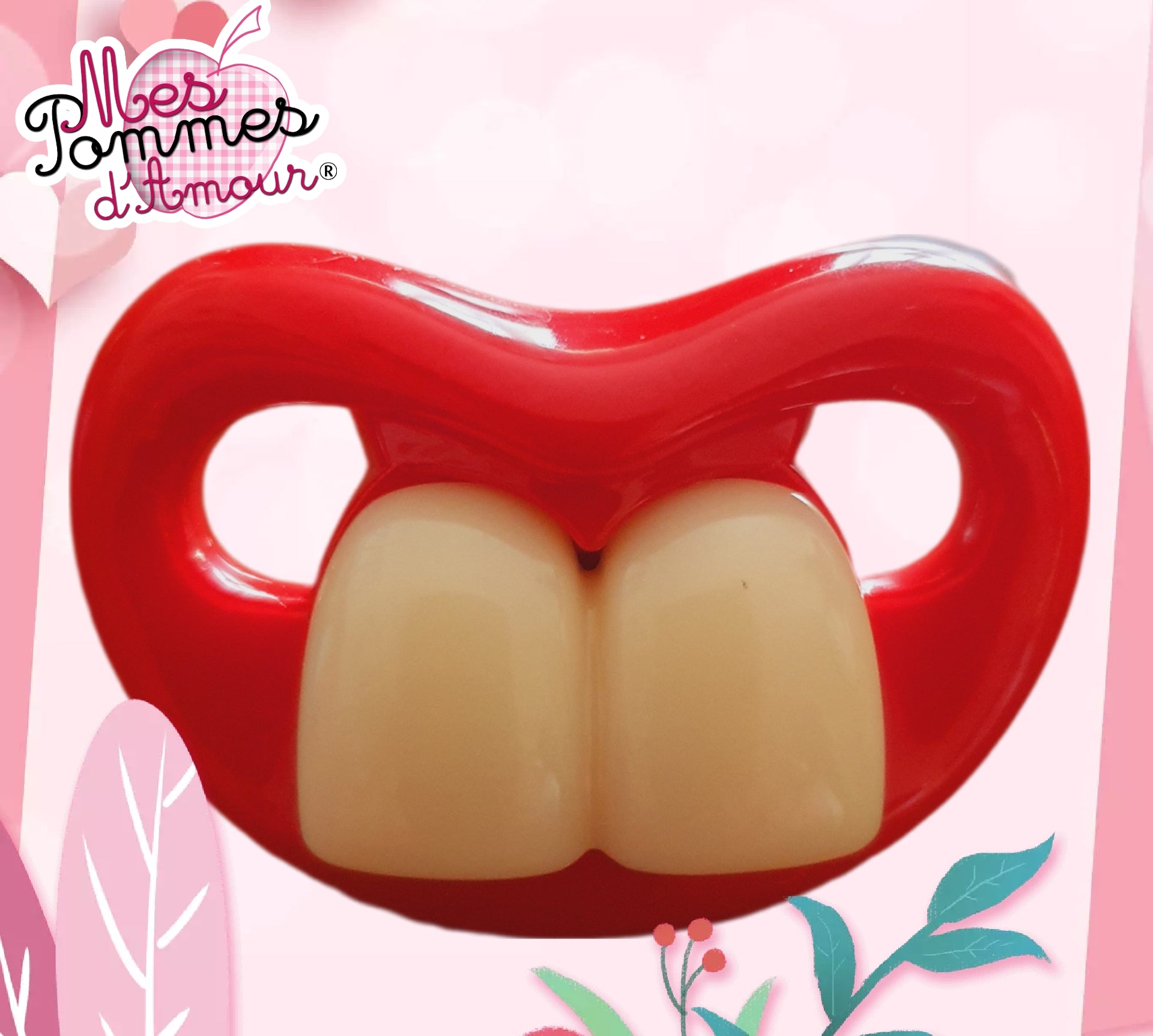 Tétine rigolote bébé