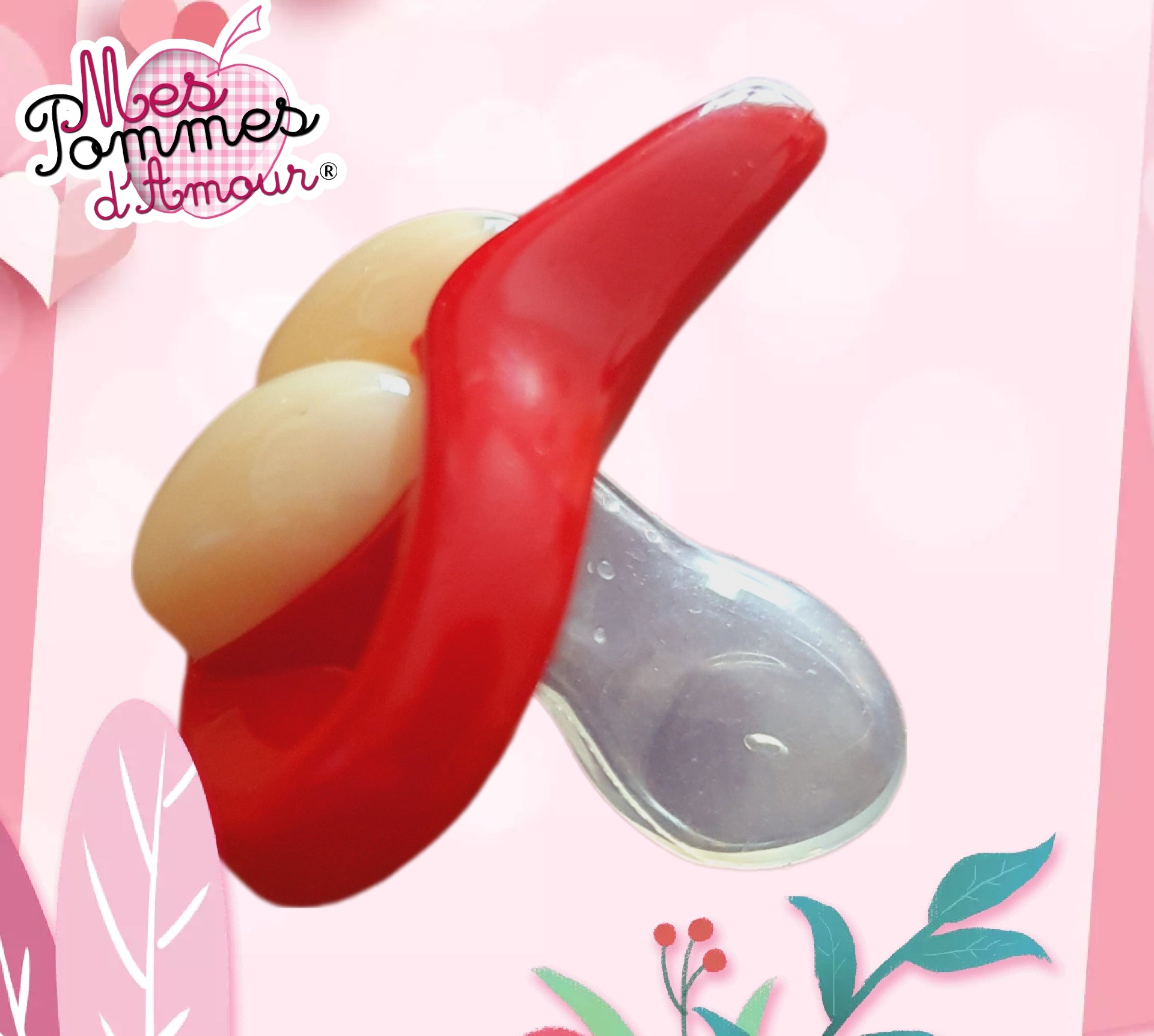 Tétine rigolote bébé