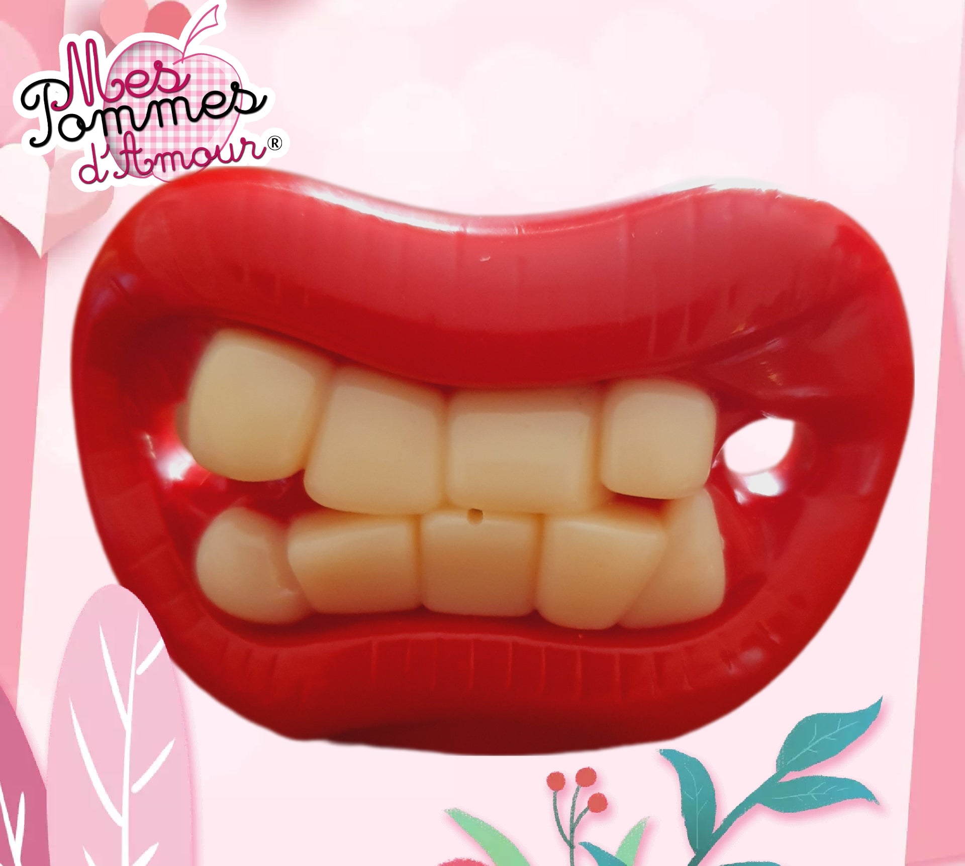 Tétine rigolote bébé