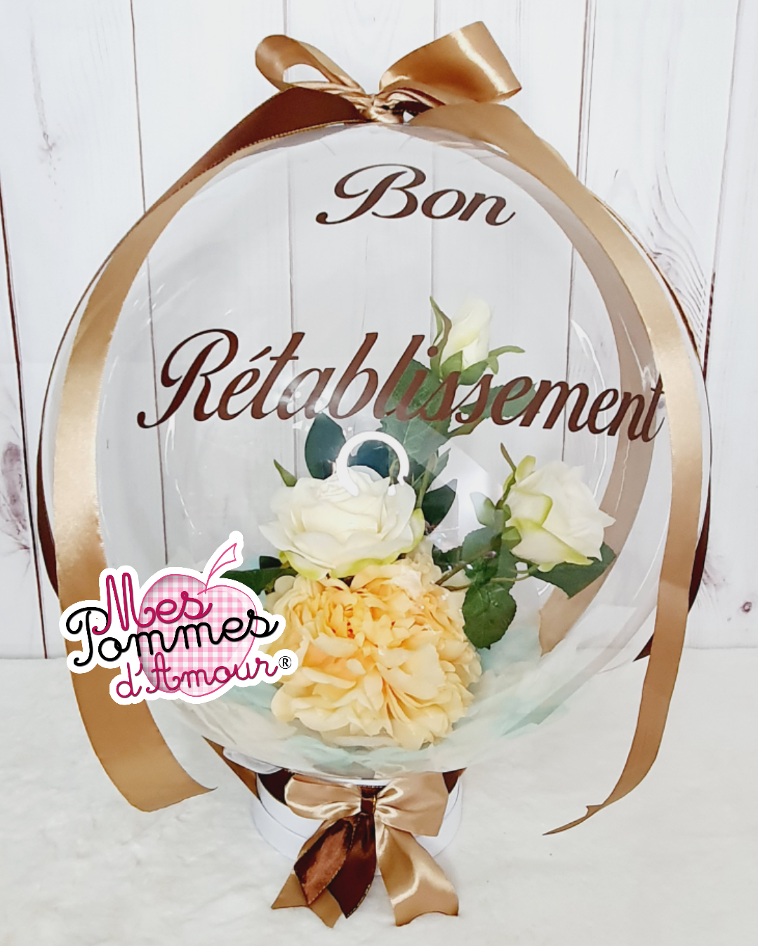 Ballon Bulle beau bouquet