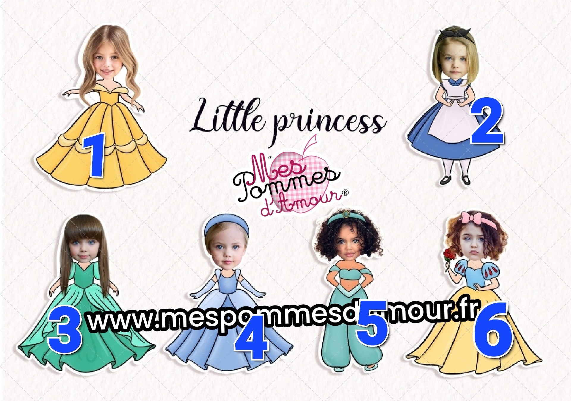 Mug personnalisé Princesse en céramique