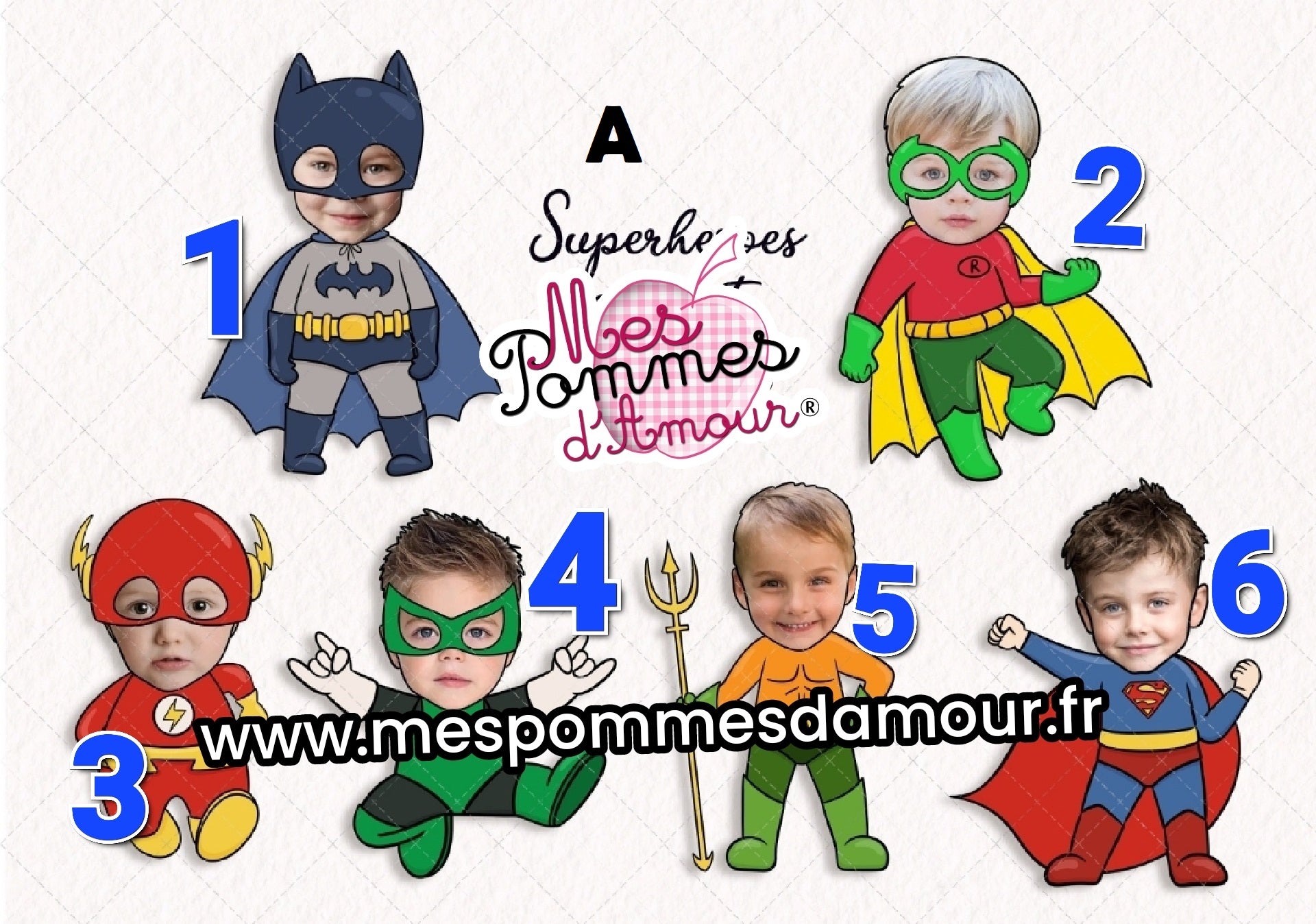 Mug personnalisé Photo Super Héros