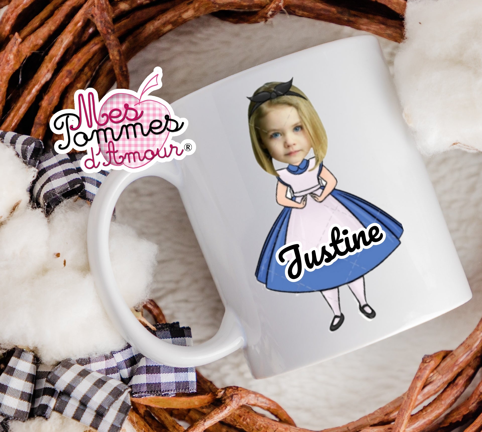 Mug personnalisé Princesse en céramique