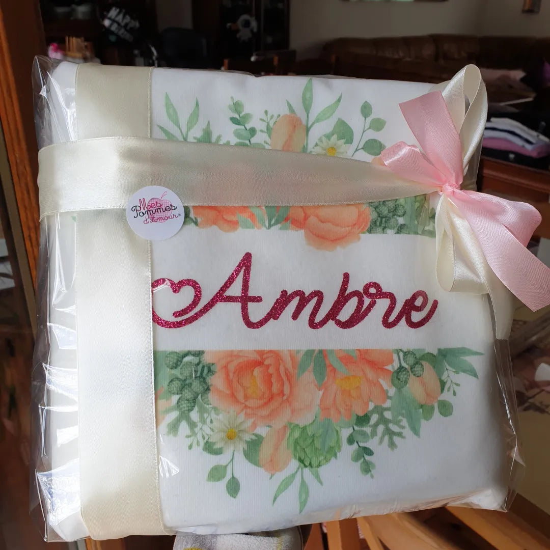 Couverture bébé personnalisée madame l'Oie