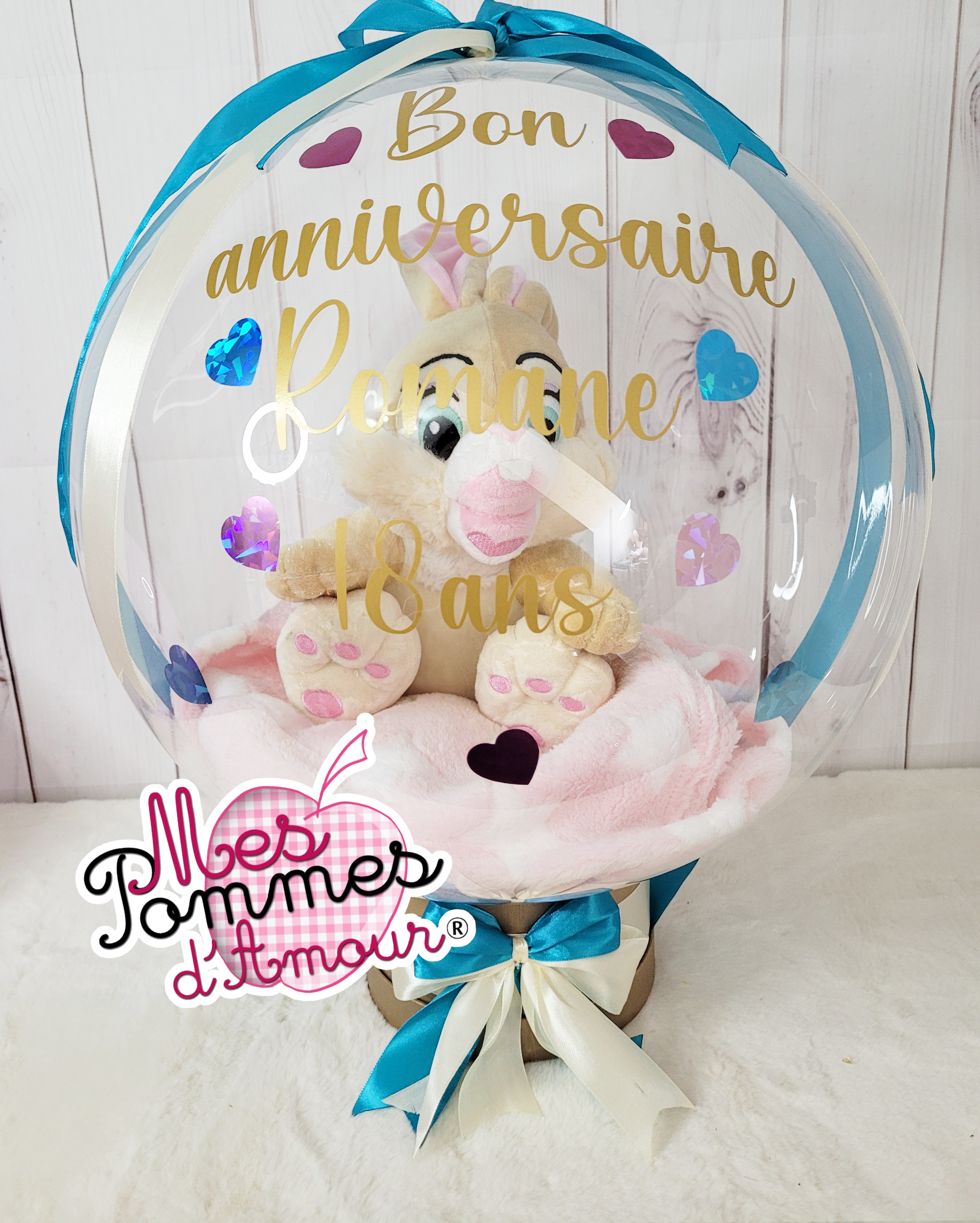 ballon bulle cadeau fille disney miss panpan