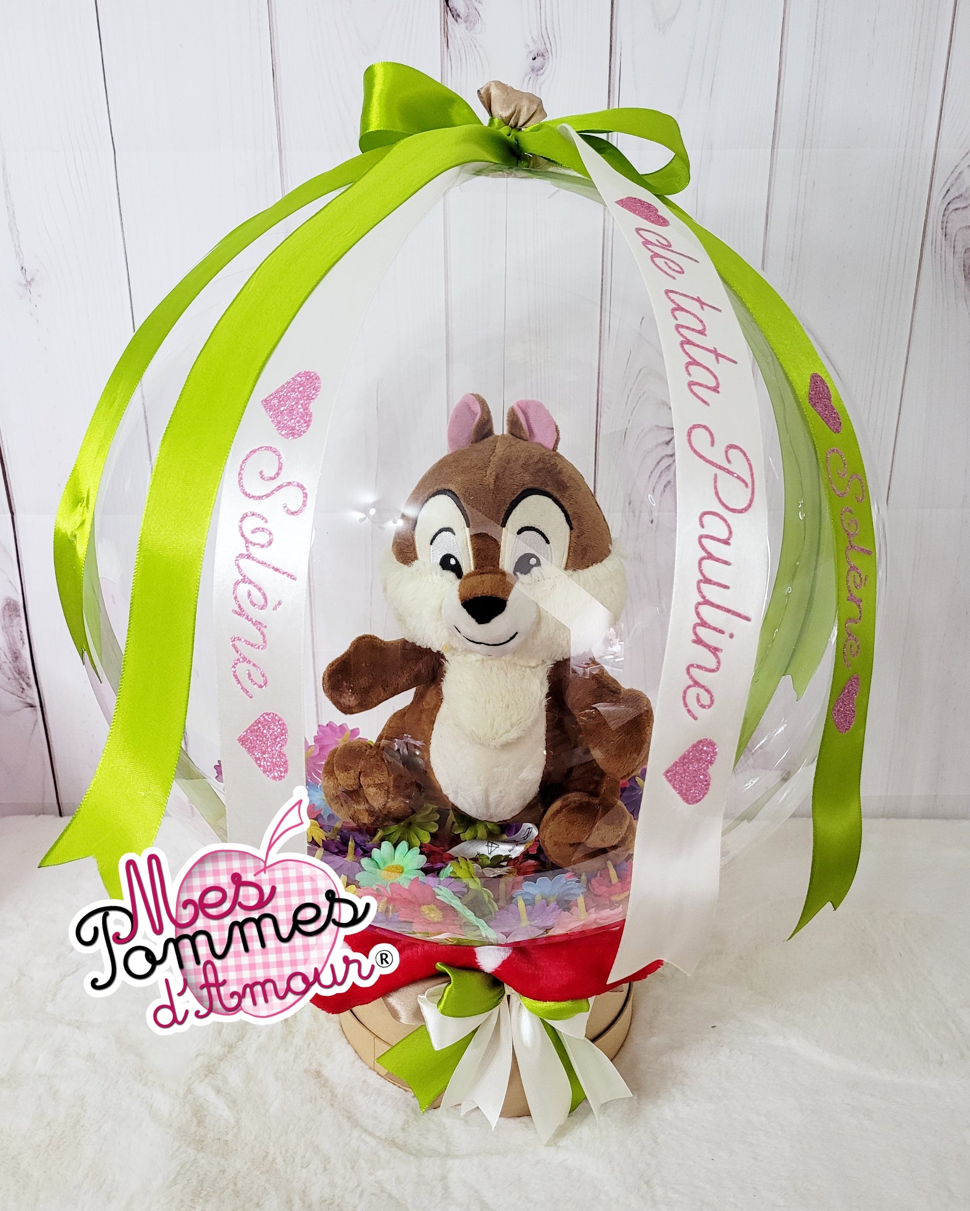 Ballon Bulle peluche Tic & Tac