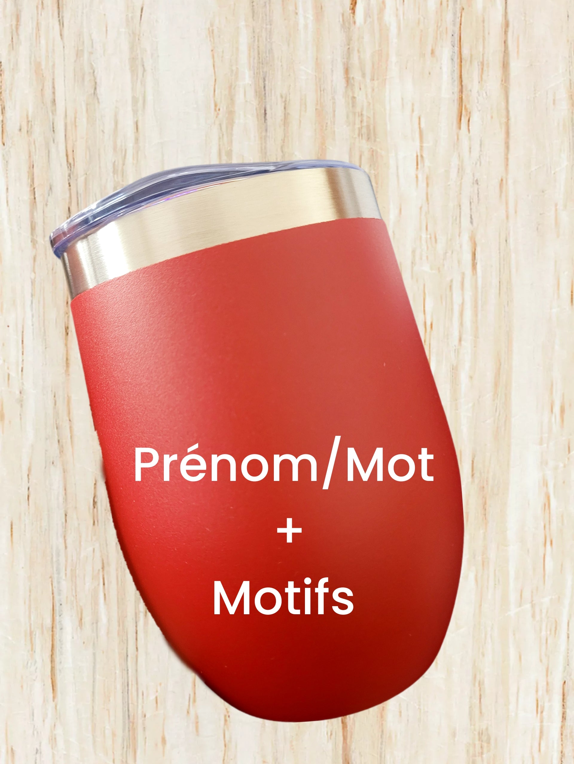 Tasse Isotherme Personnalisée – Prénom & Motif au Choix