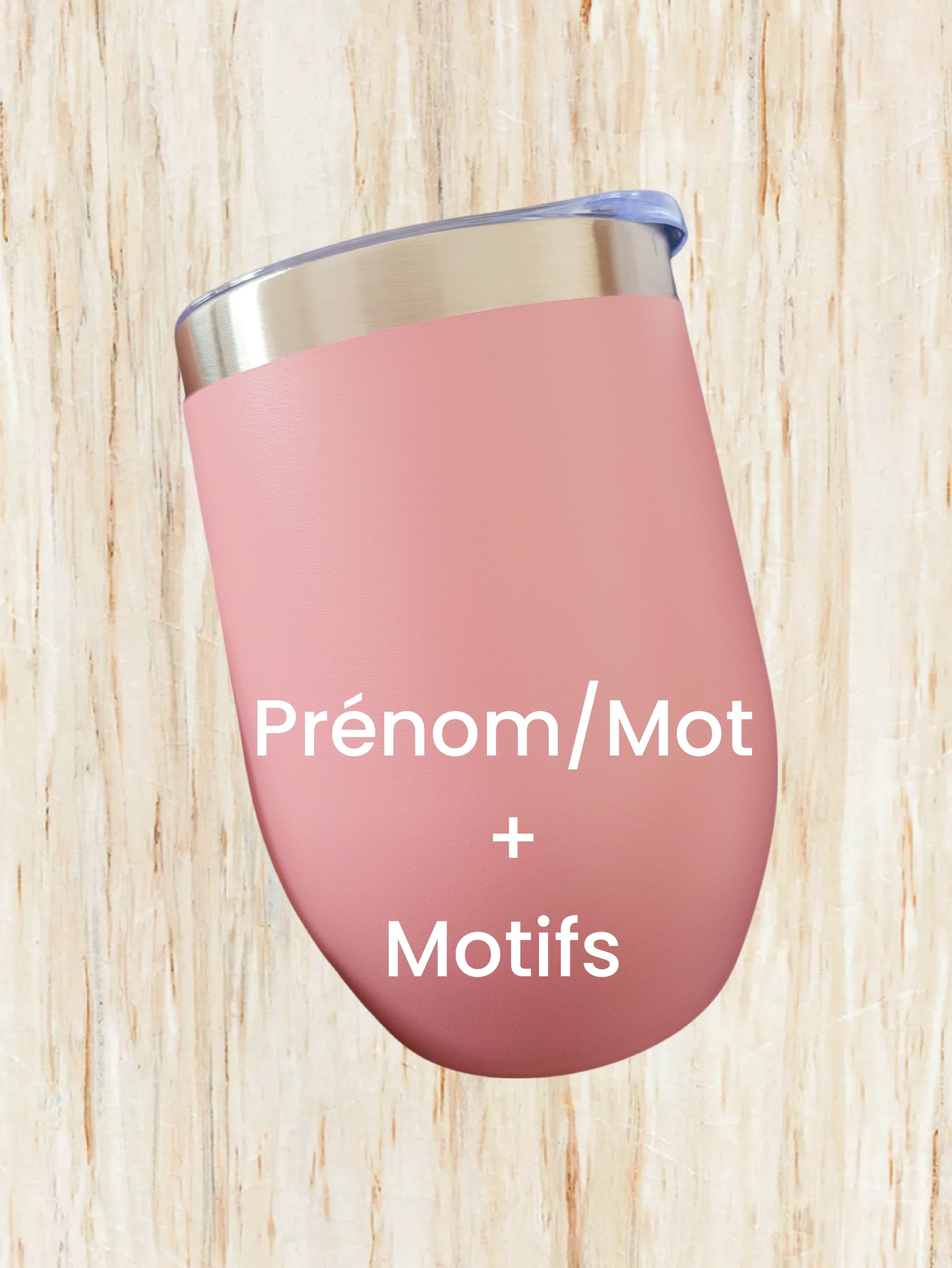 Tasse Isotherme Personnalisée – Prénom & Motif au Choix