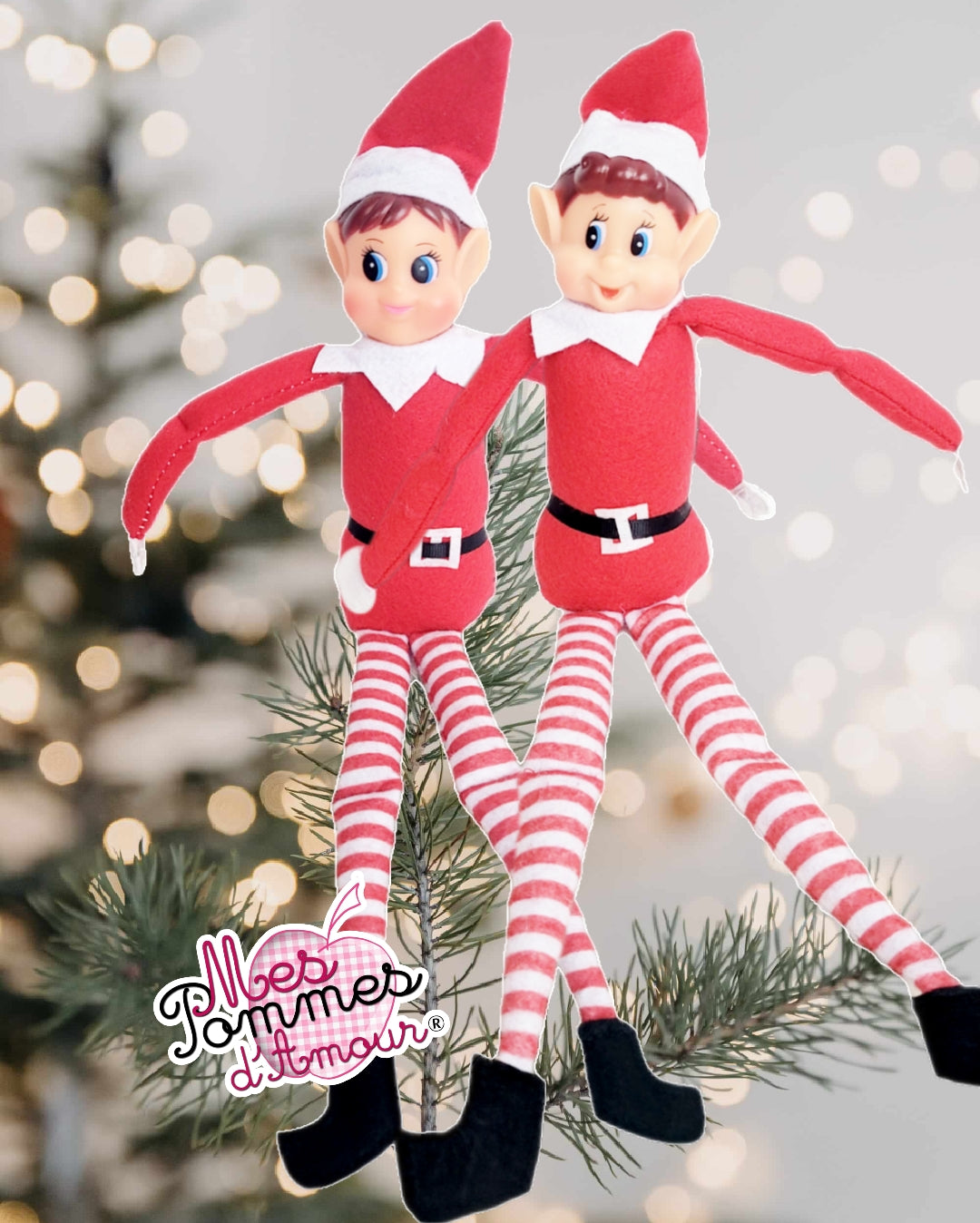 Lutin farceur de Noël fille ou garçon