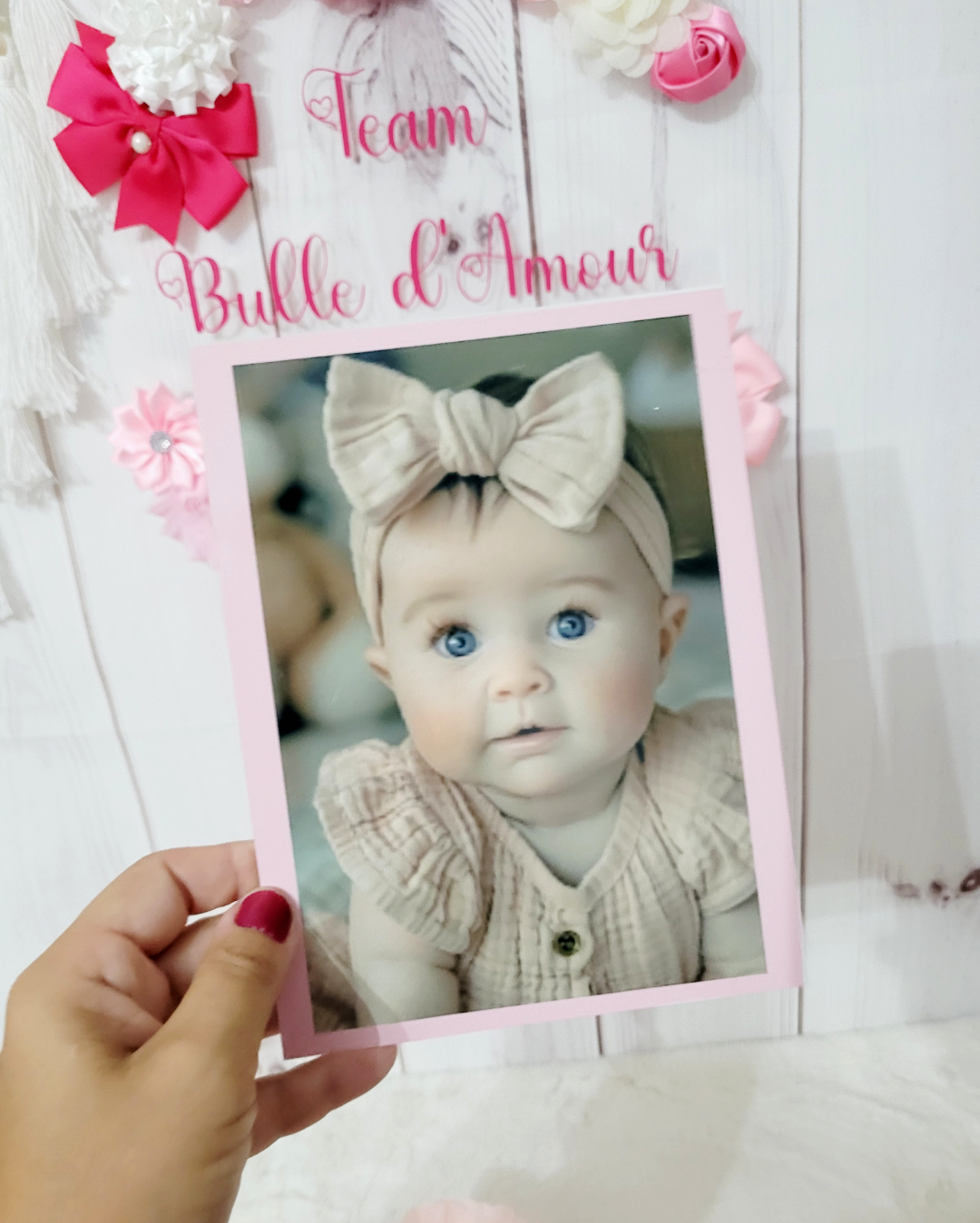 Plaque photo personnalisée