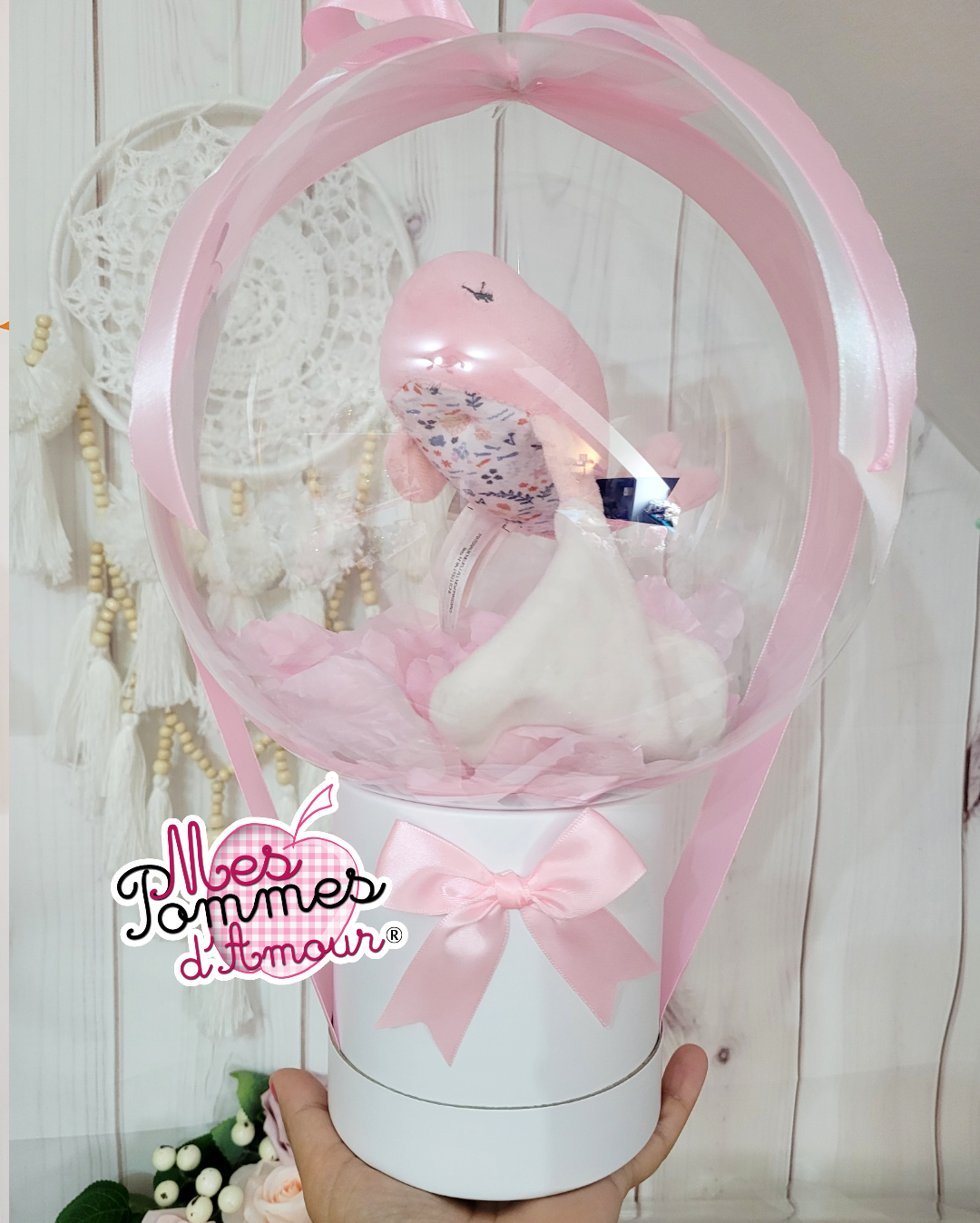 Ballon Bulle petite baleine mini fille