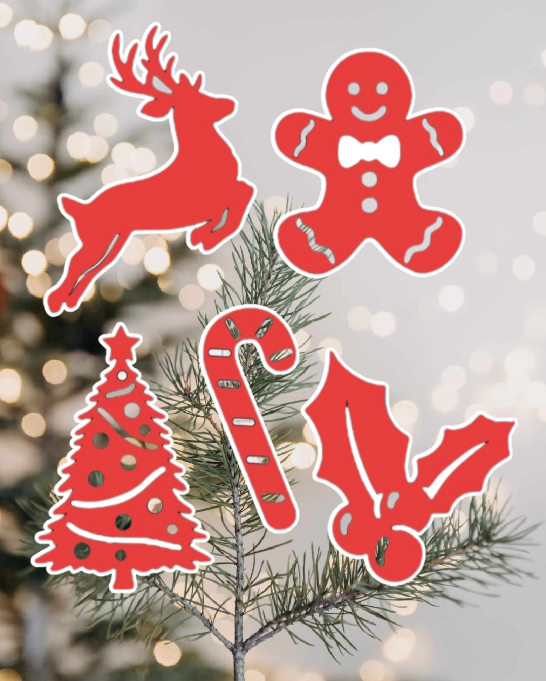 Botte de Noël personnalisée rouge et Pompon fourrure