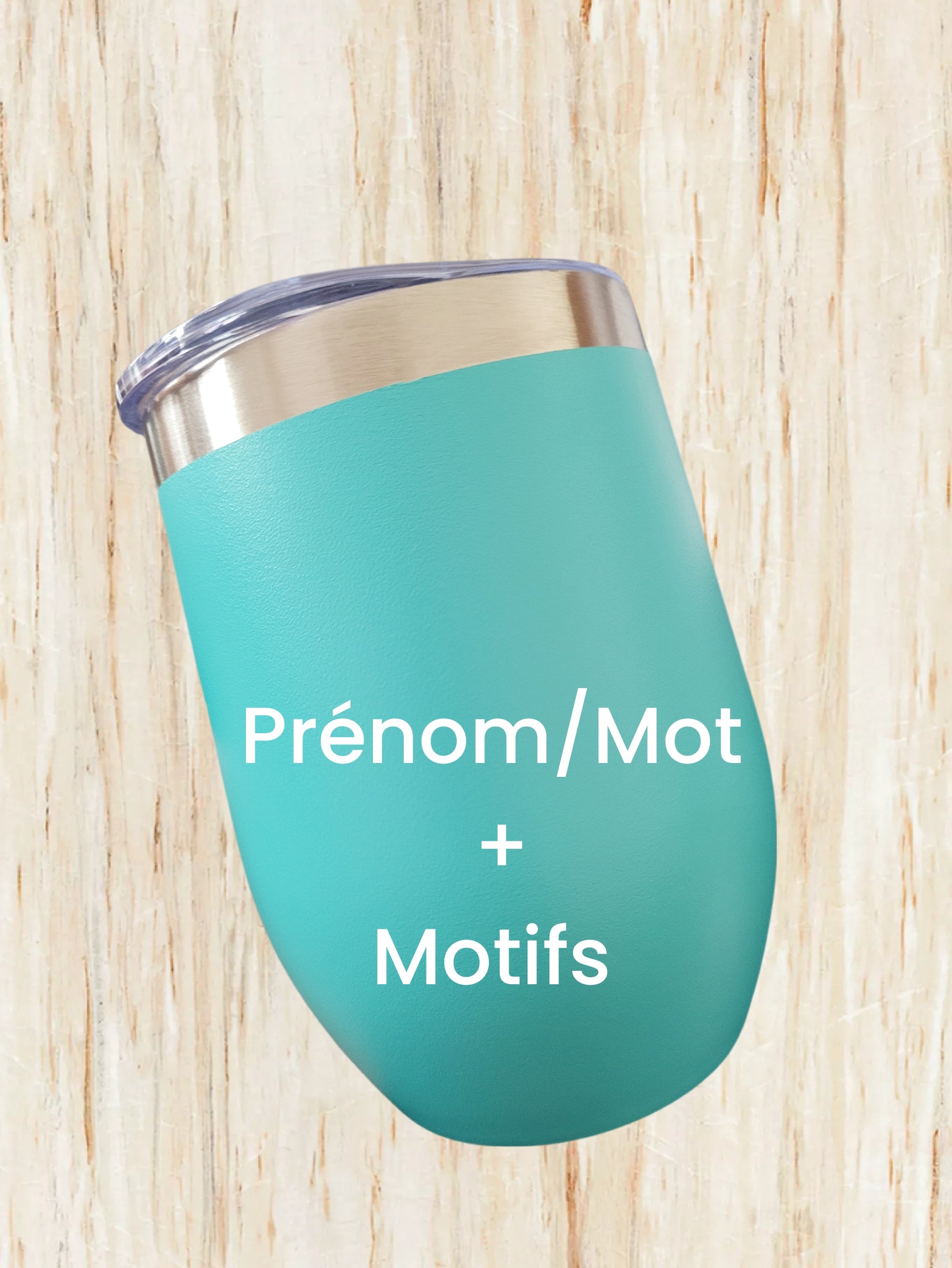 Tasse Isotherme Personnalisée – Prénom & Motif au Choix