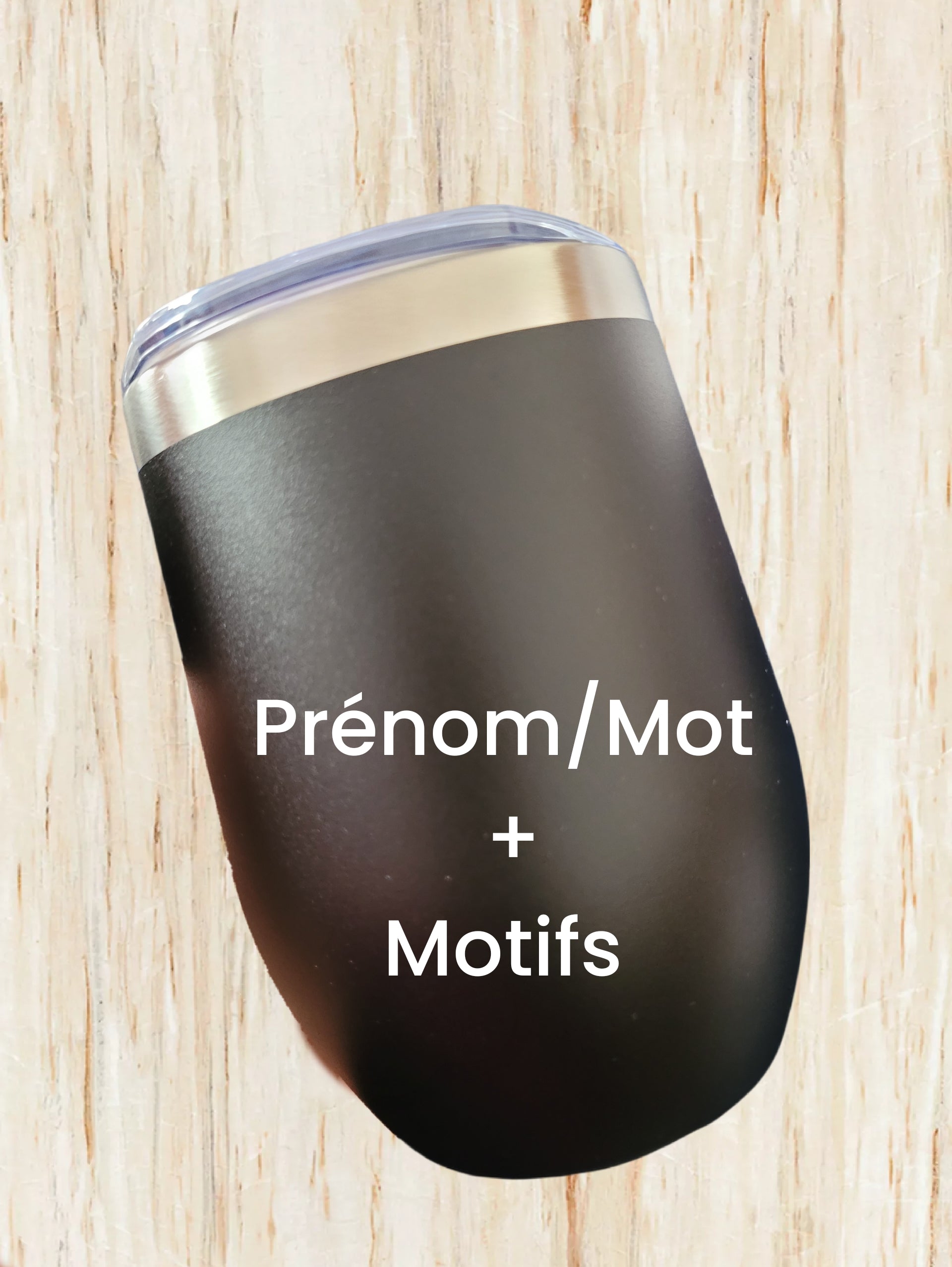 Tasse Isotherme Personnalisée – Prénom & Motif au Choix