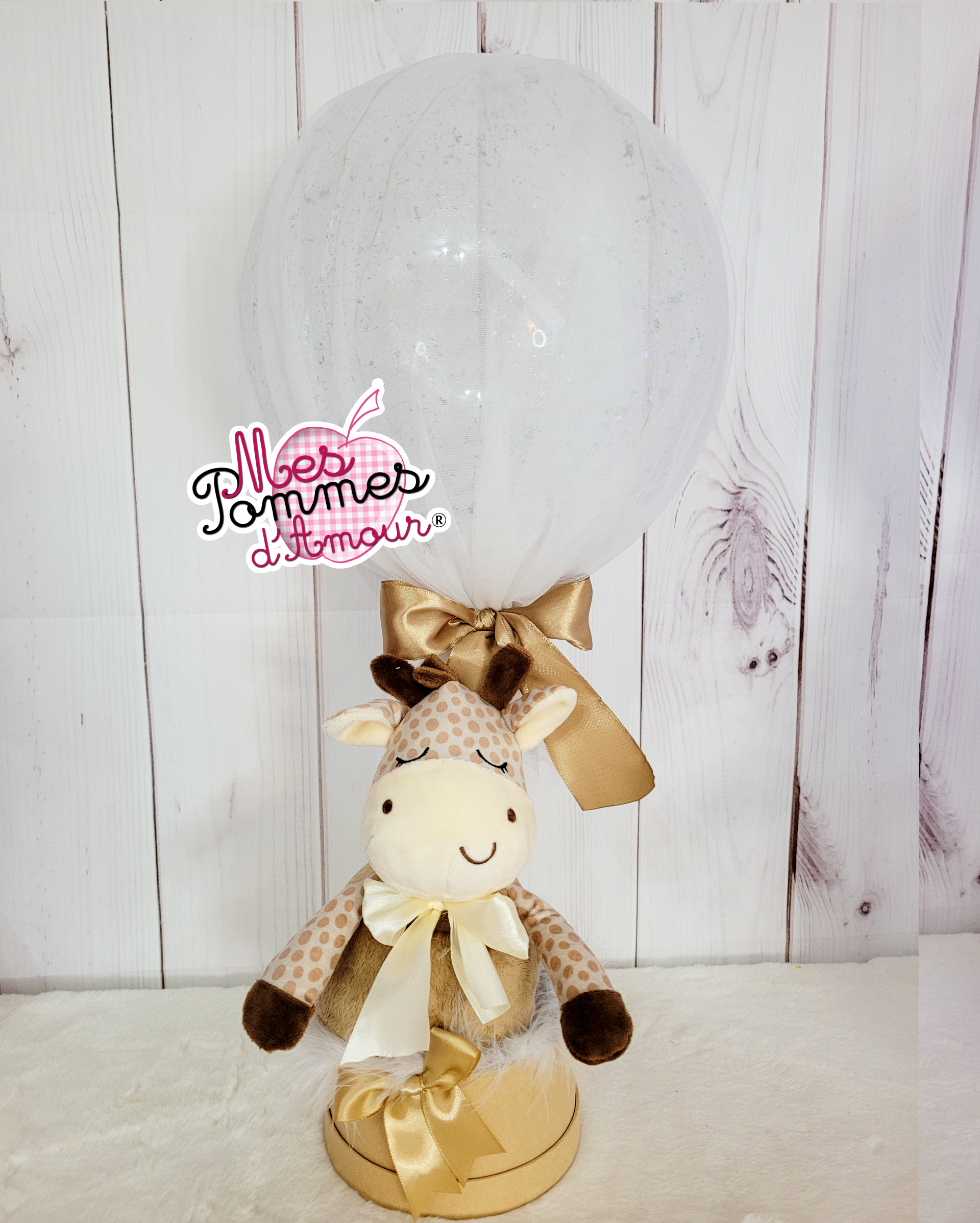Surprise ballon bulle lumineux licorne
