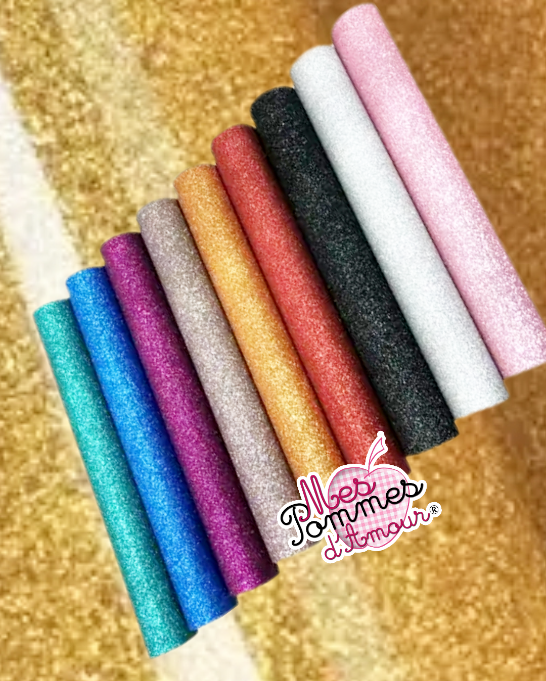 Vinyle thermocollant pailleté personnalisation 25/30cm