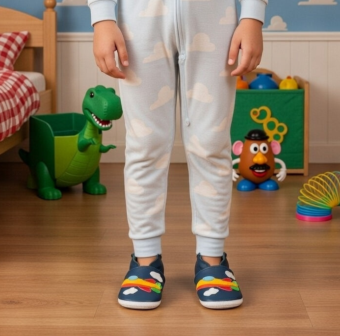 Chaussons en cuir fille papillon violet élégants et confortables – Chaussons en cuir garçon disponibles - Mes Pommes D'Amour Cadeaux naissance