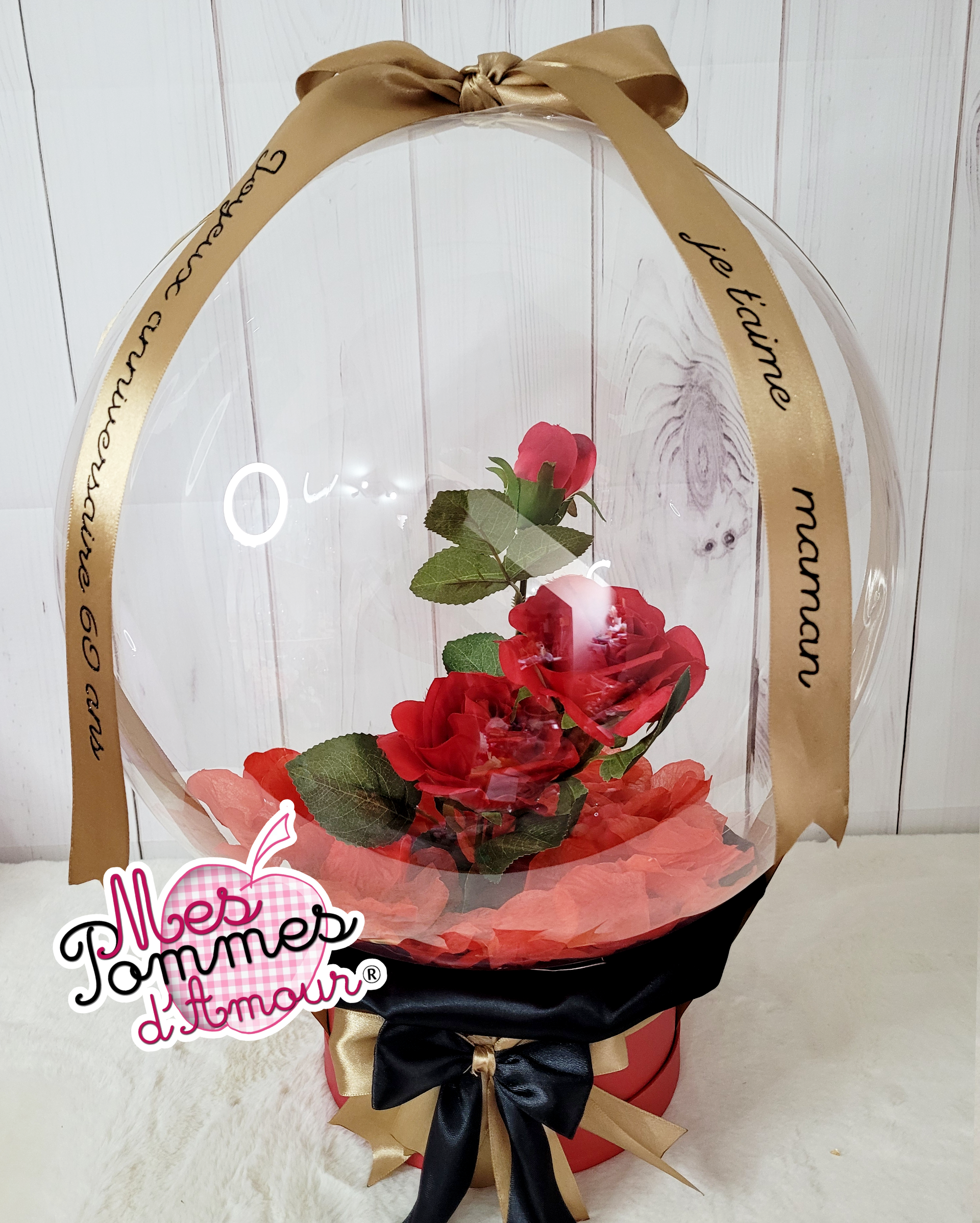 Ballon bulle Amour - Mes Pommes D'Amour Cadeaux naissance