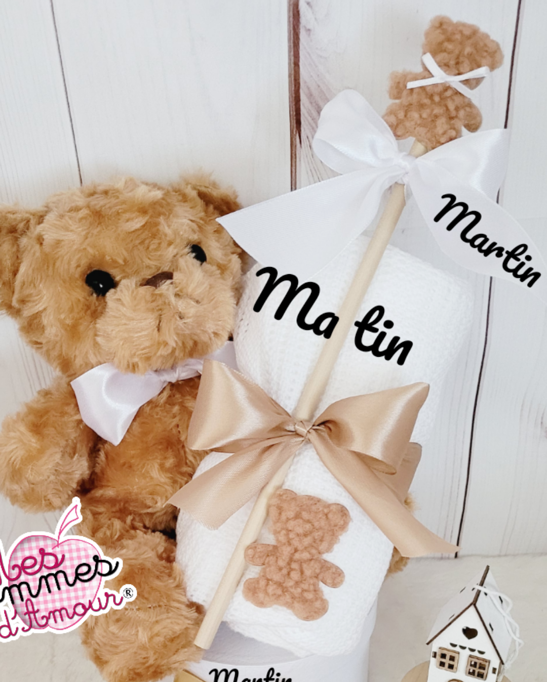 Coffret cadeau de naissance personnalis