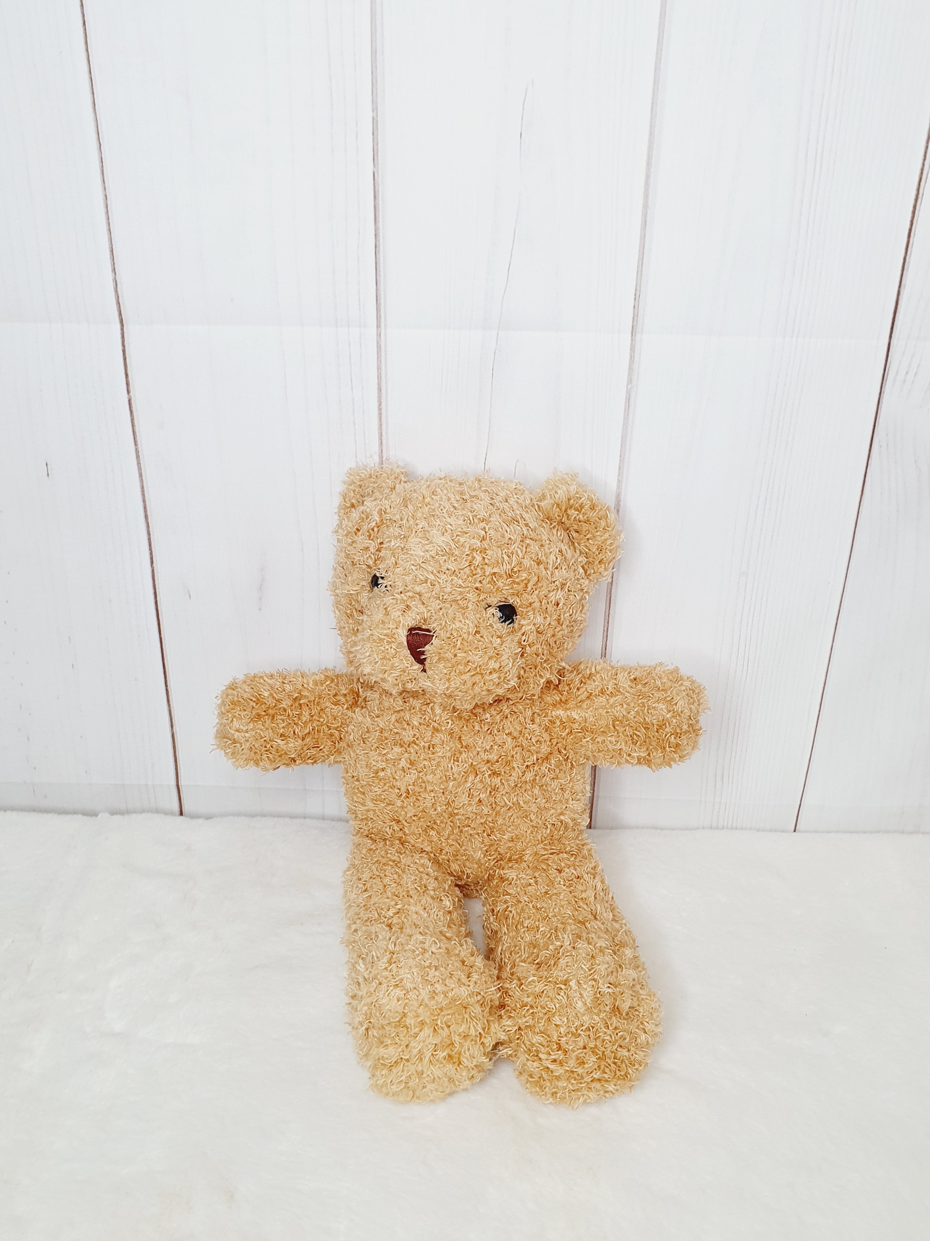 Peluche ourson 25cm bouclé pour Ballon Bulle