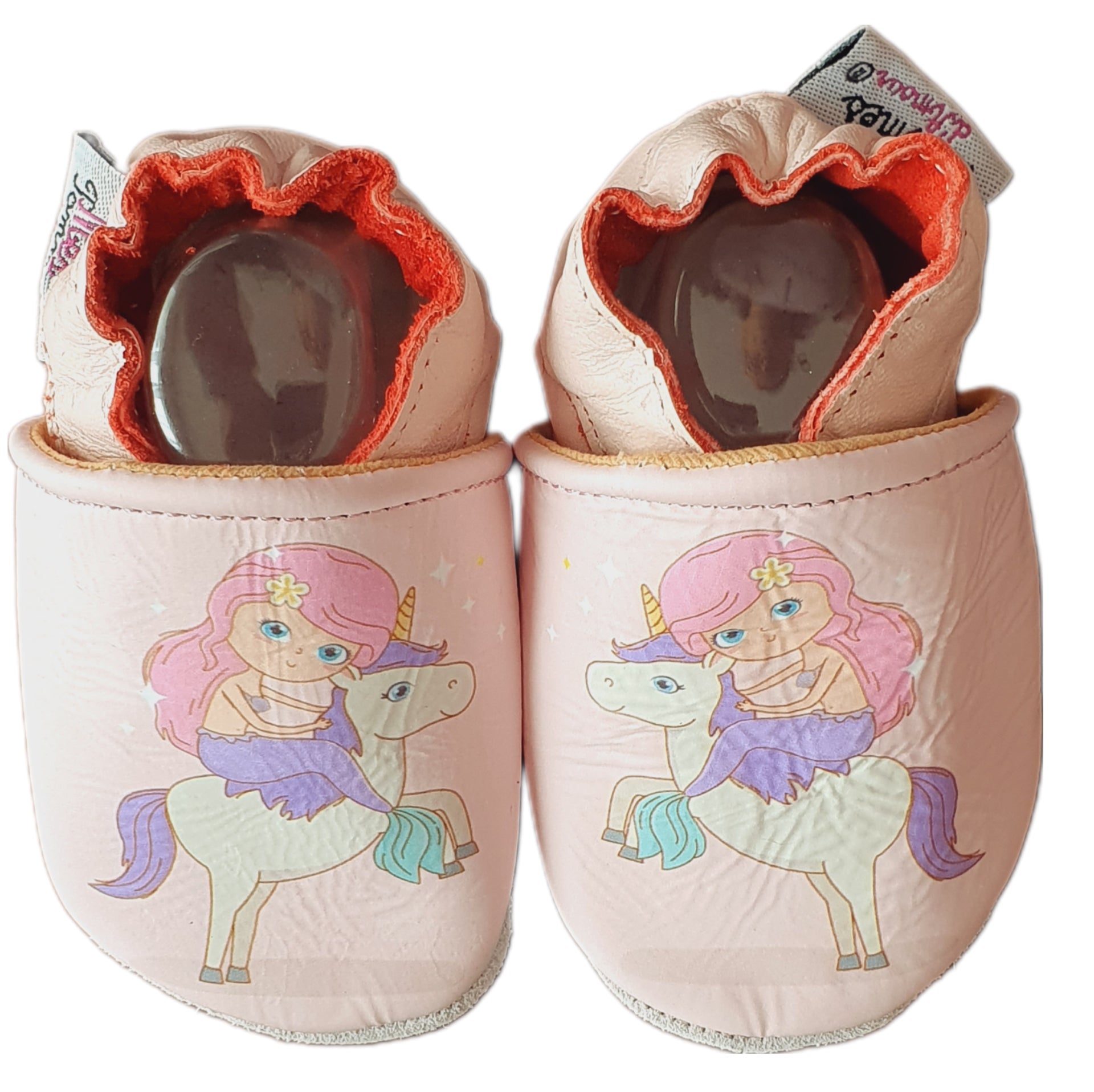 Mermaid Unicorn Leather Slippers