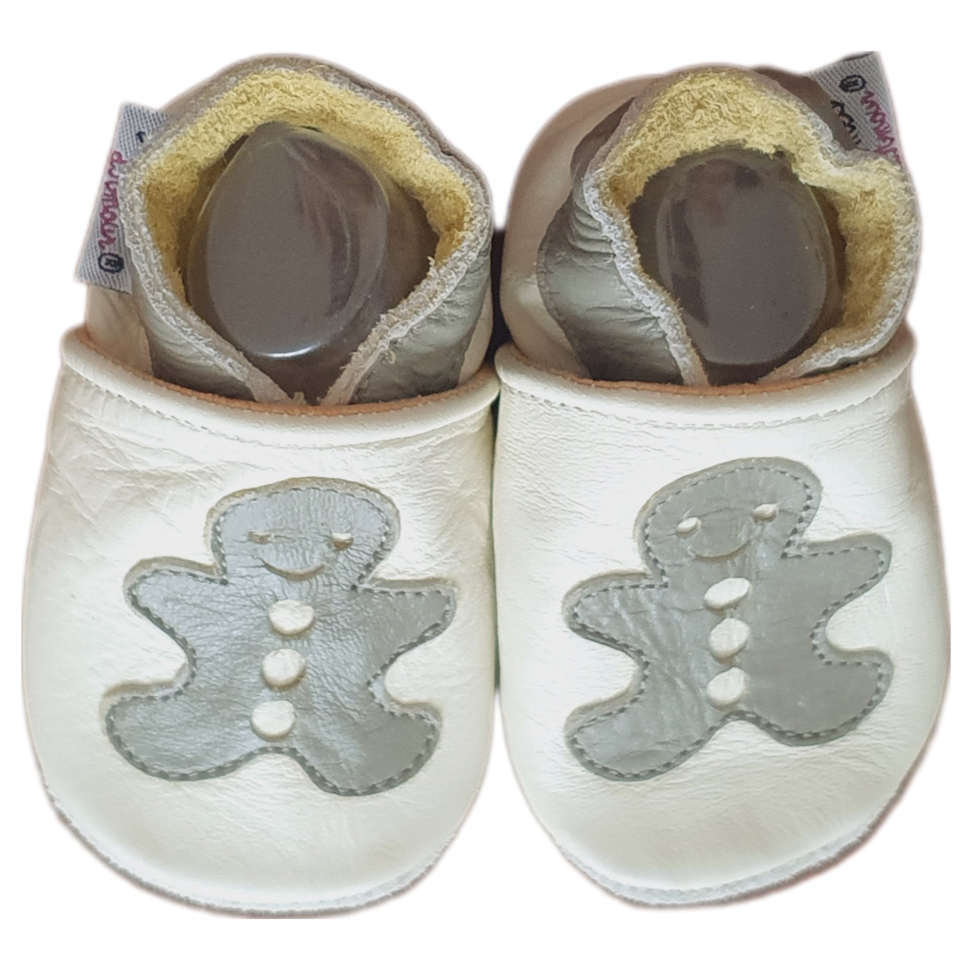 Gingerbread leather slippers