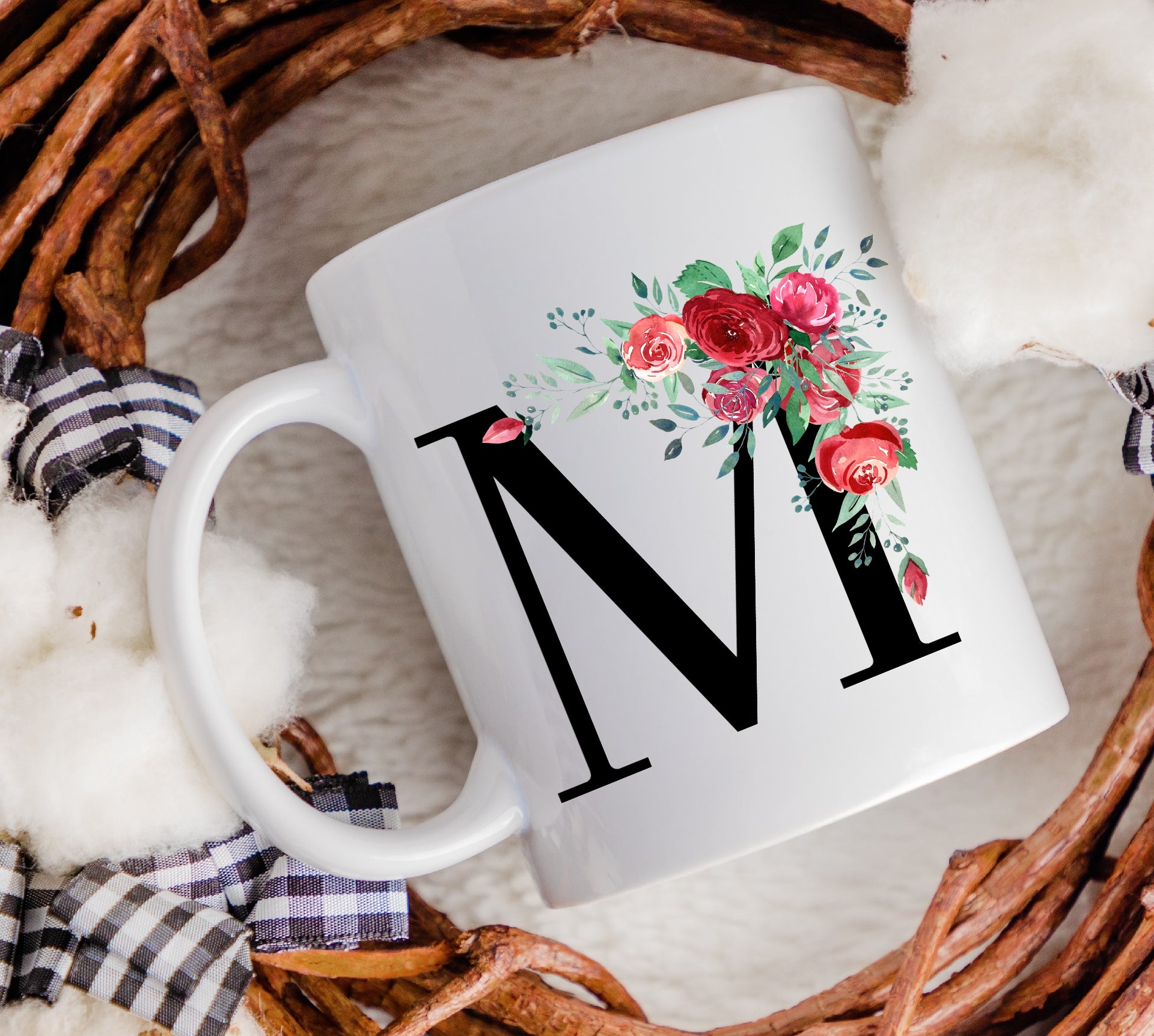 Personalized Alphabet Letter Mug