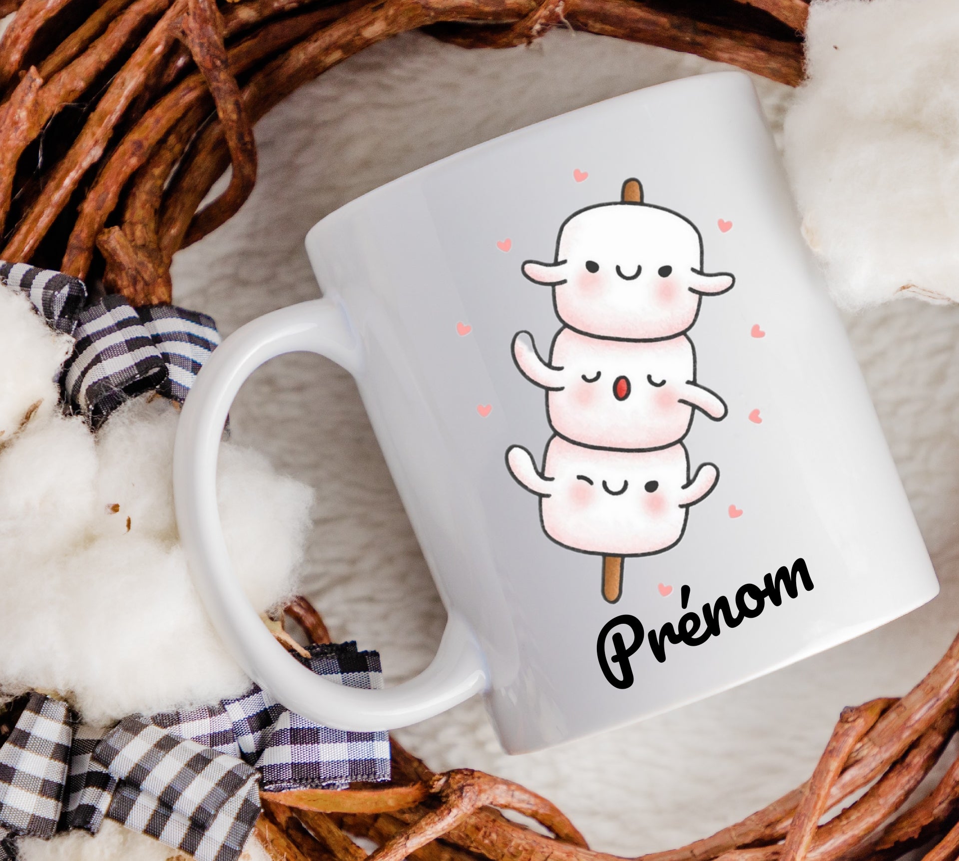 Personalized Marshmallow Mug