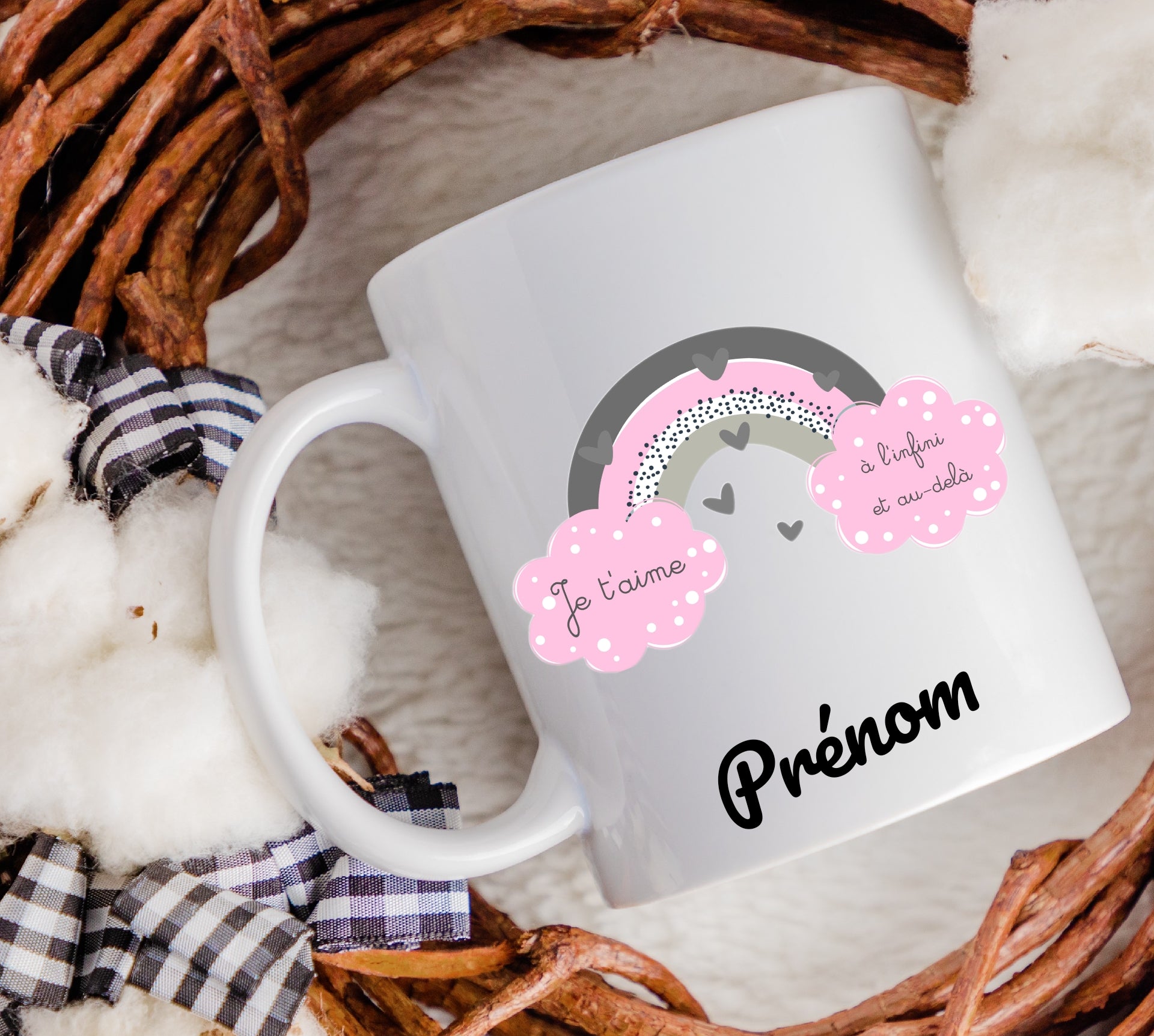 Personalized Rainbow Mug