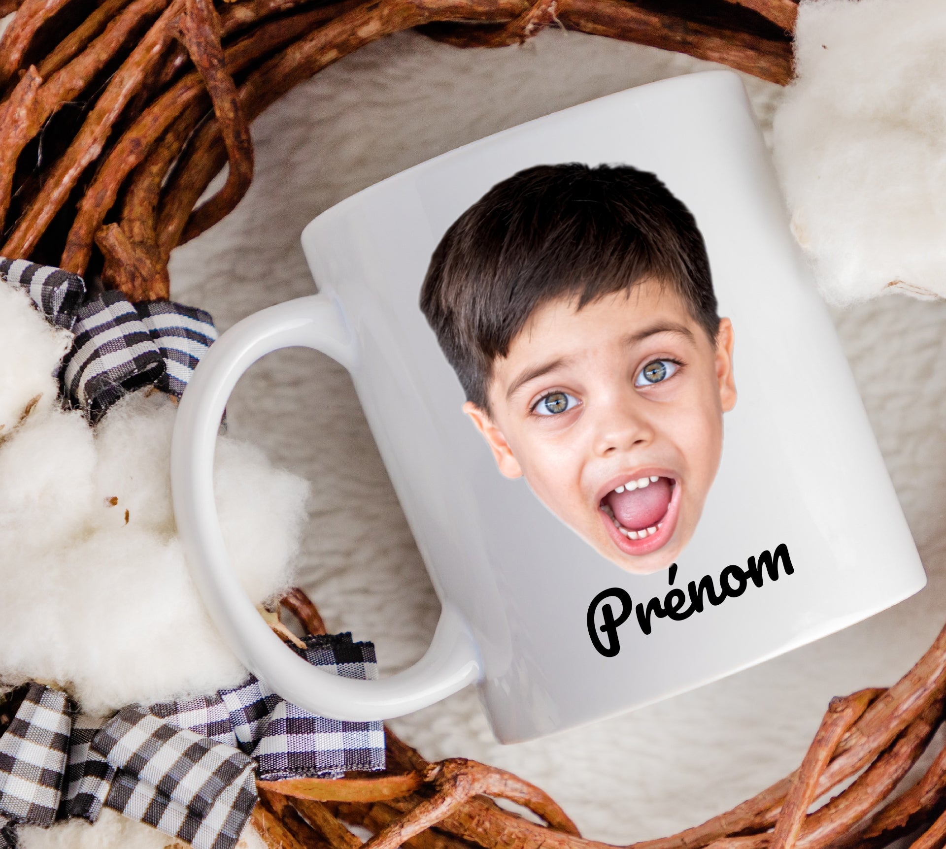 Mug personnalisé Drôle de tête