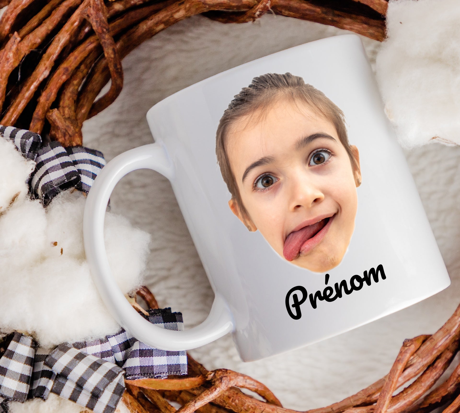 Funny Face Personalized Mug