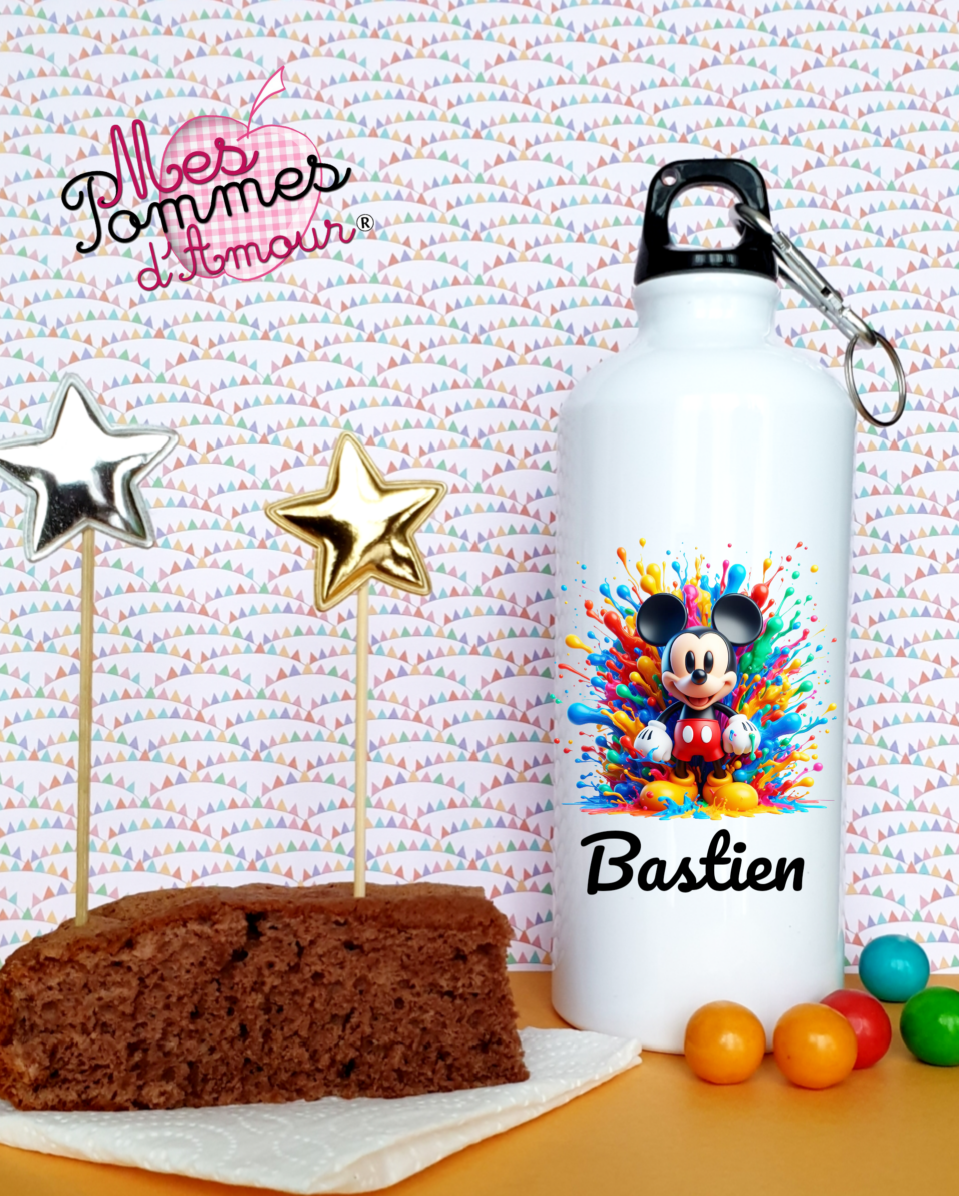 Personalized Mickey Water Bottle