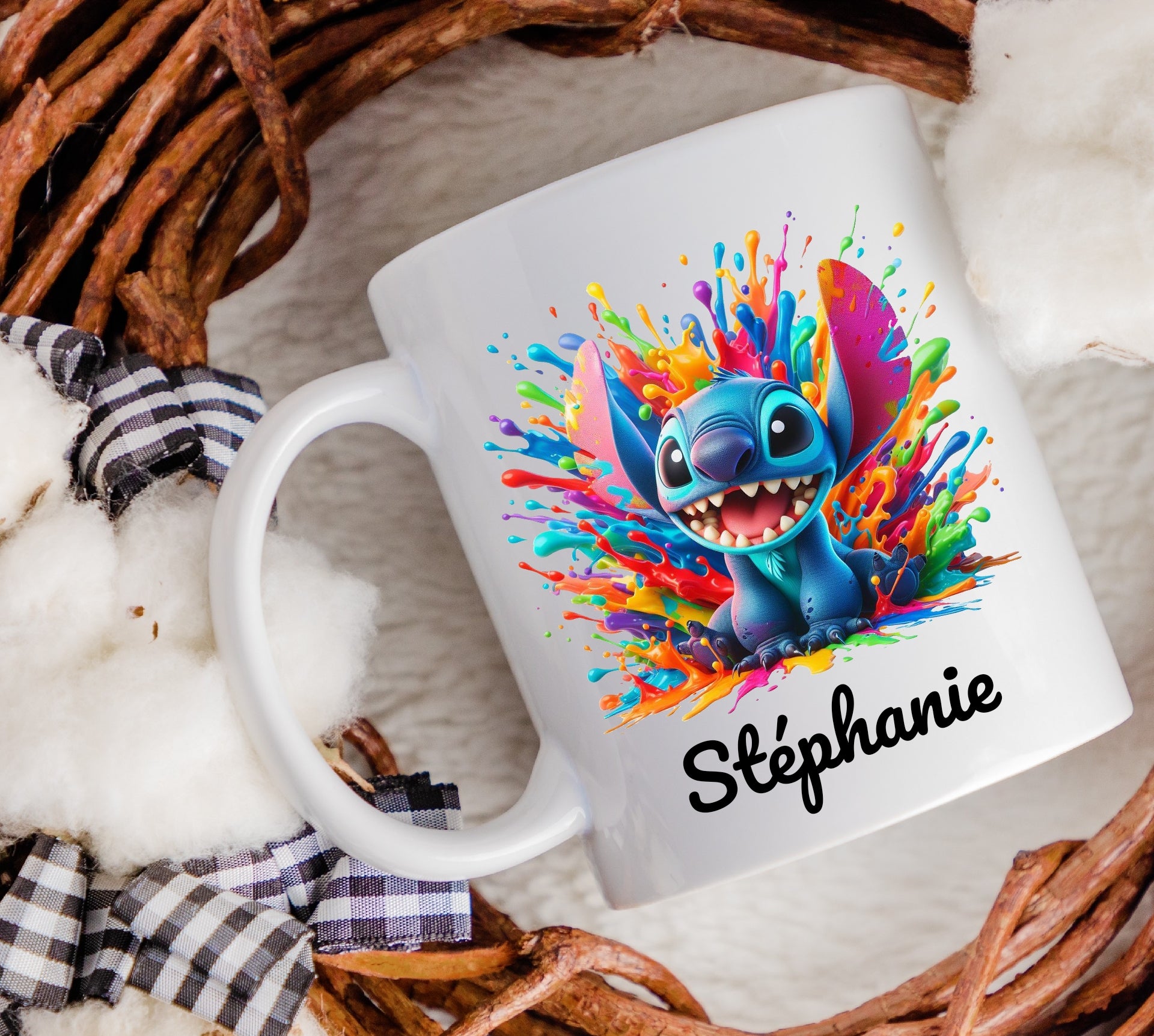 Personalized Stitch Mug