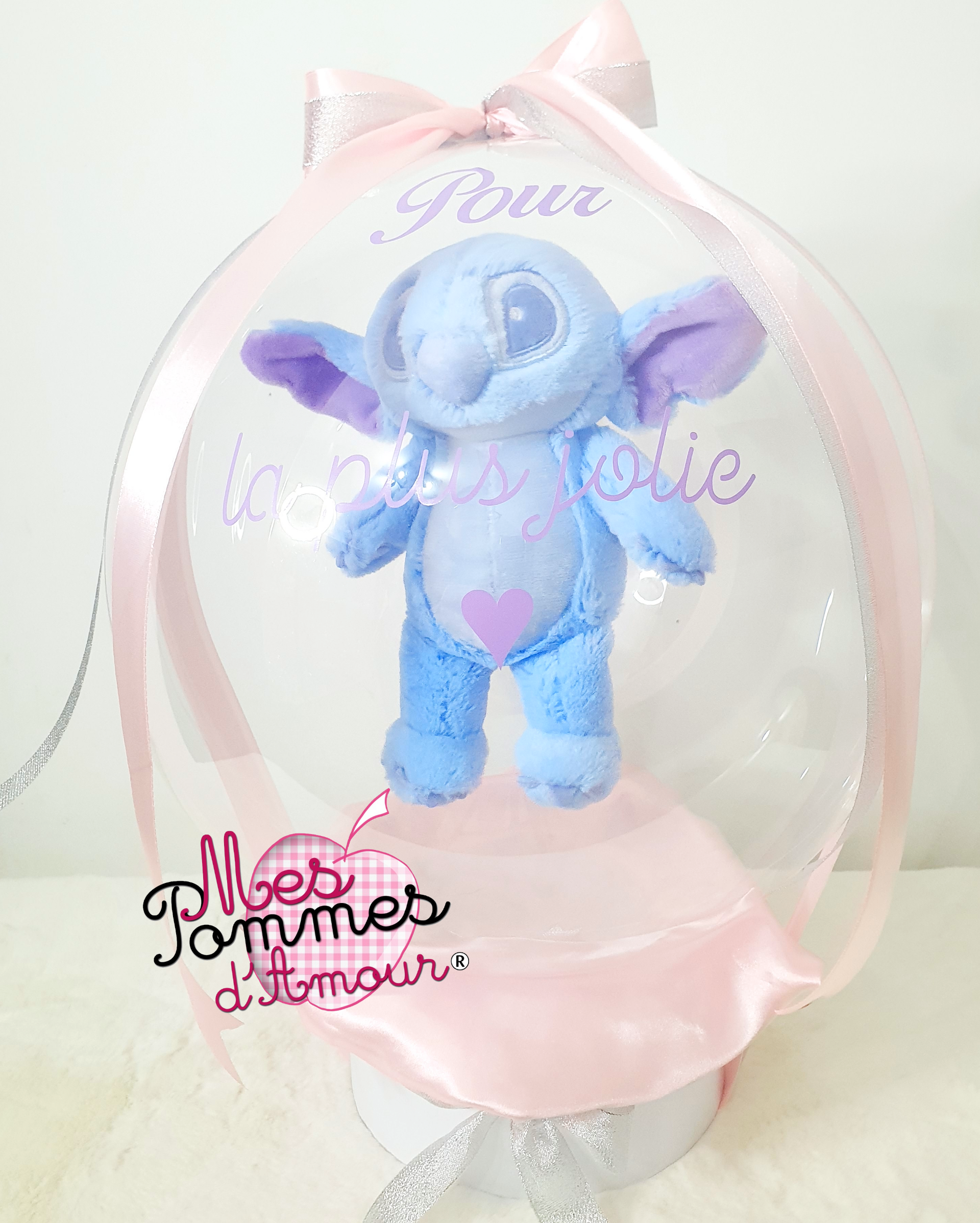 Peluche Stitch 15cm seule ou pour Ballon bulle