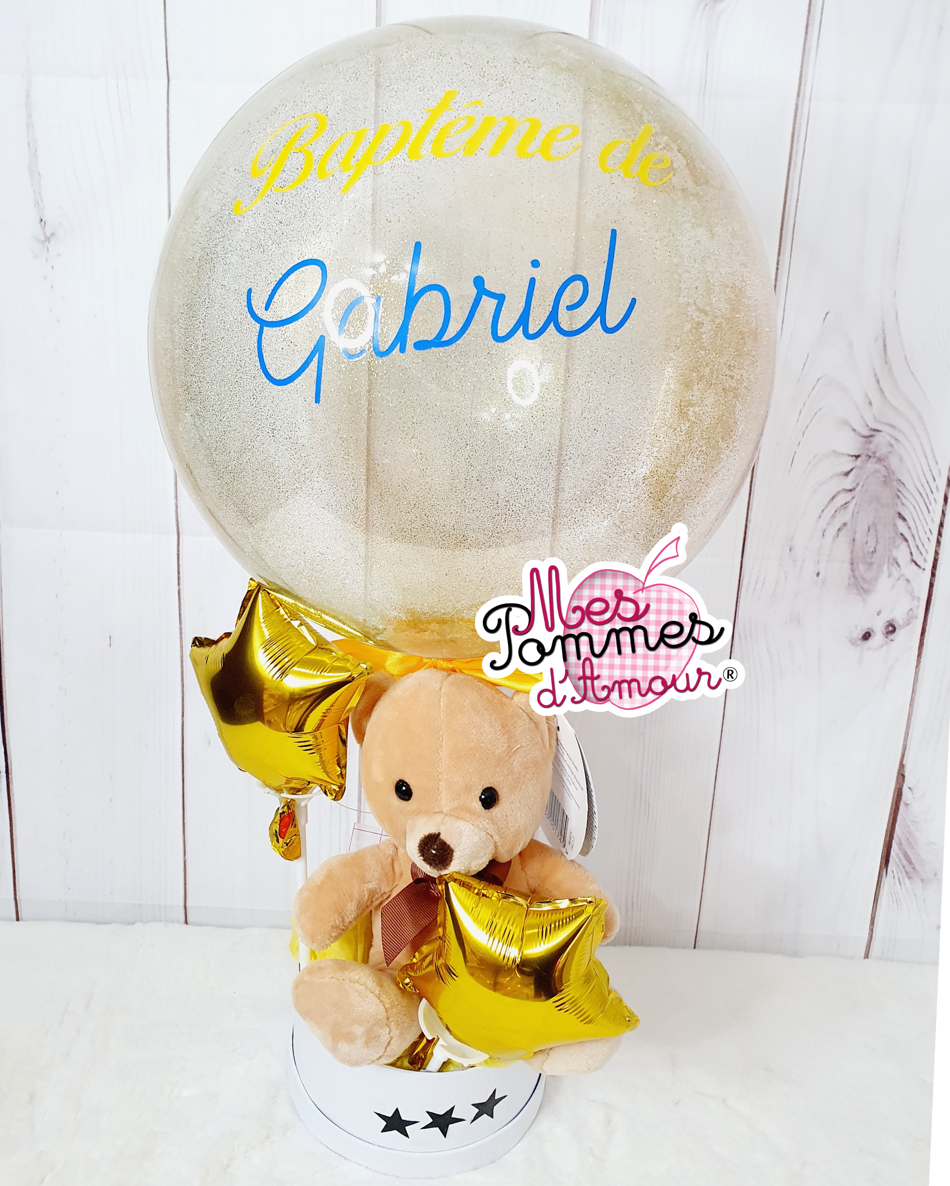 Ballon bulle petit ourson