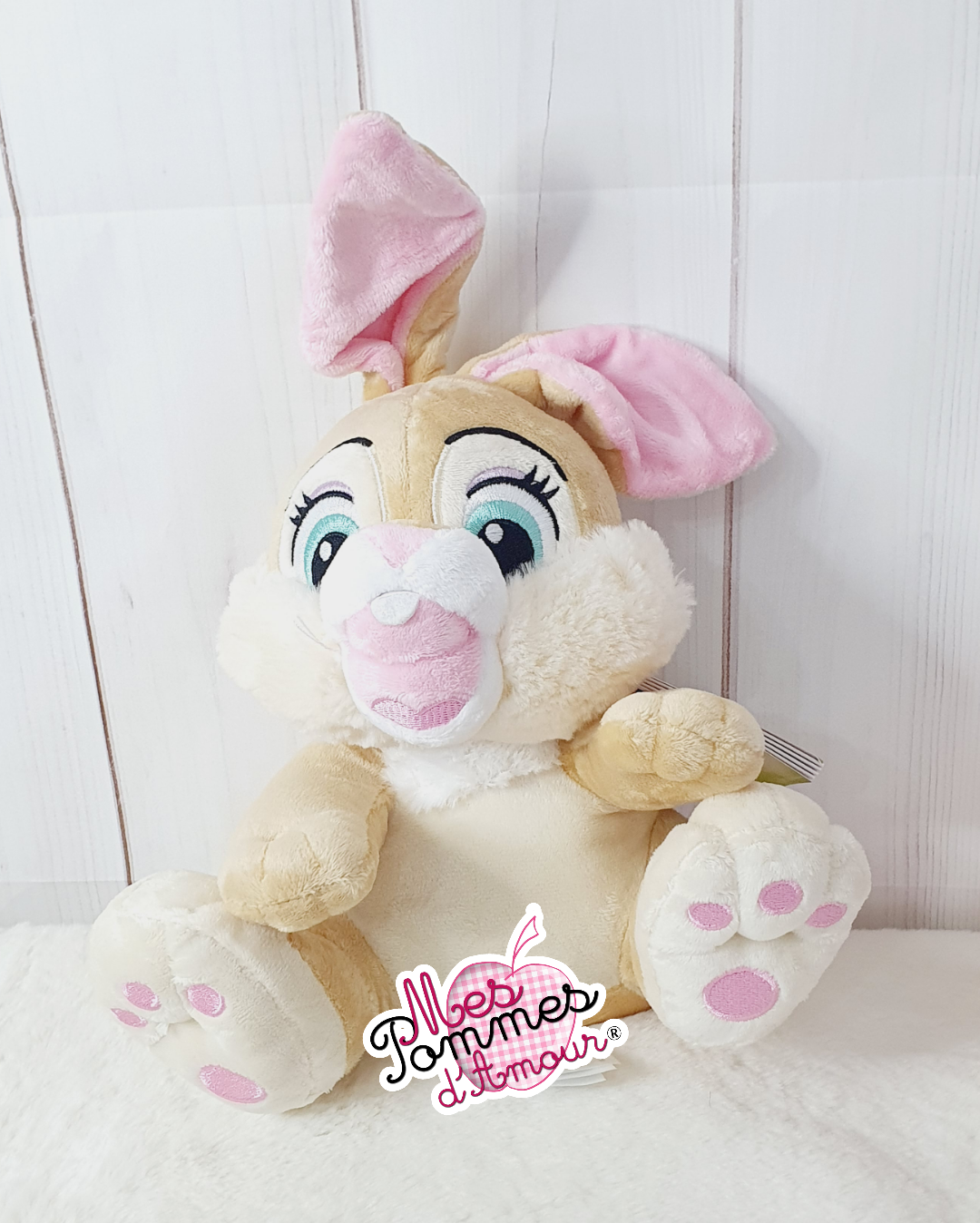 Peluche Miss Bunny luxe pour Ballon Bulle