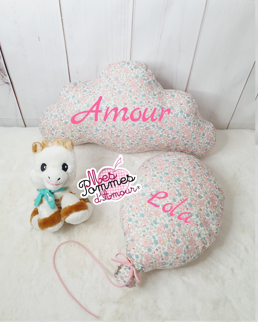 Veilleuse nuage et son ballon personnalisable