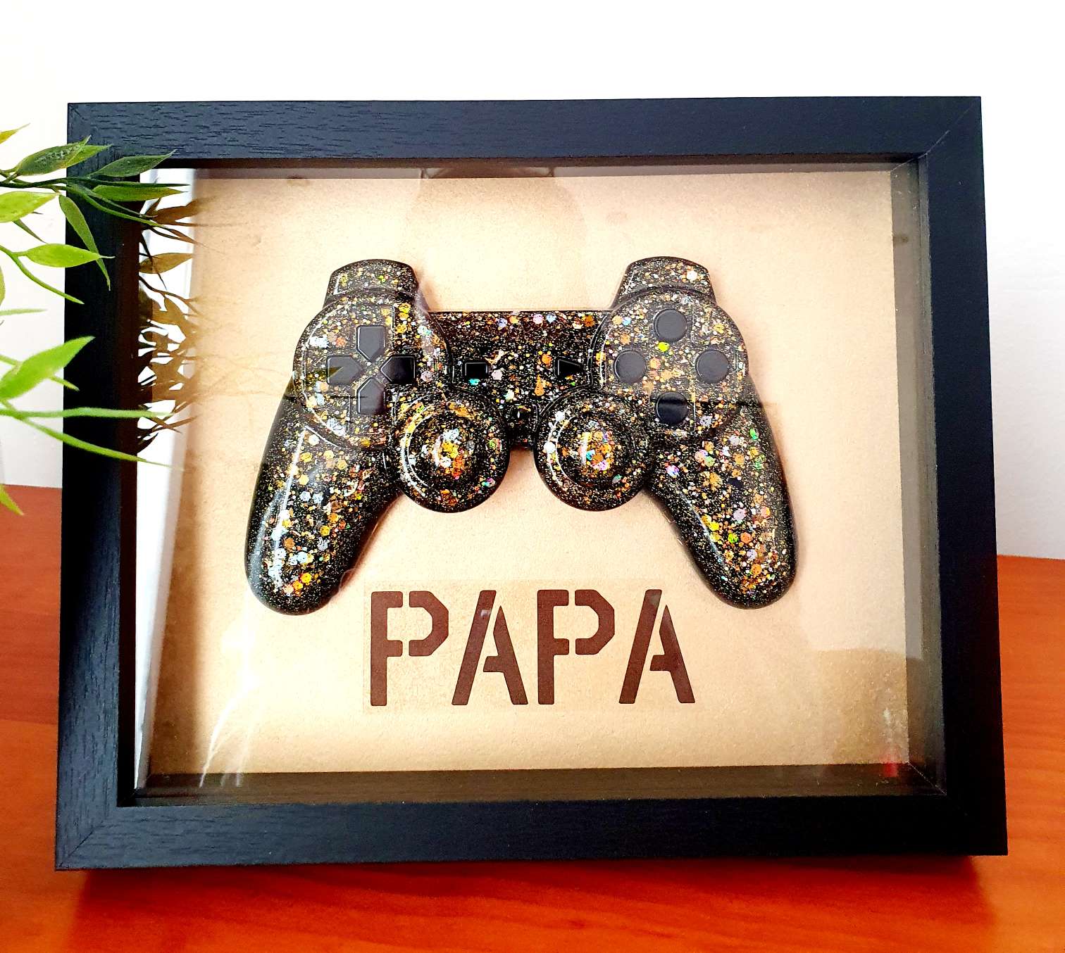 Cadre gamer console ps5 PlayStation papa fête