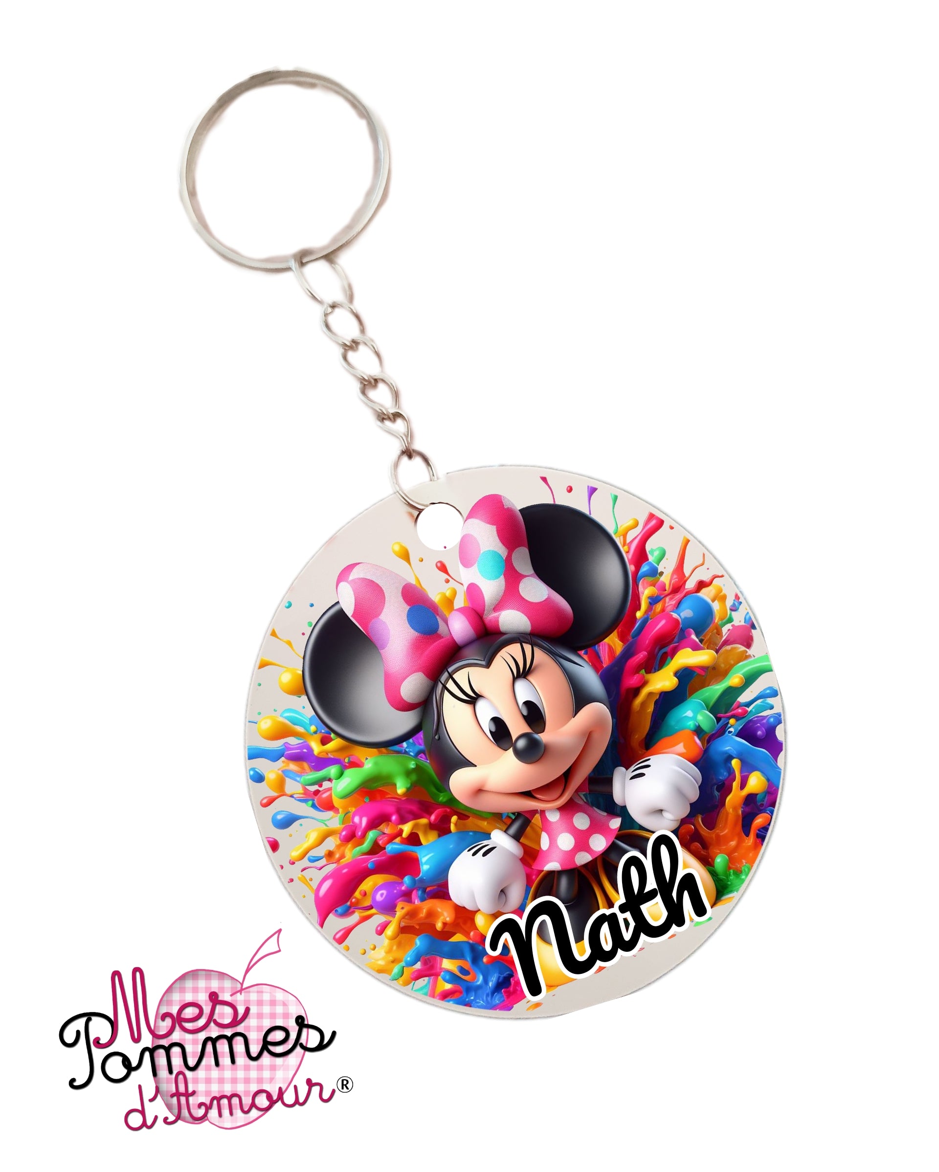 boule de noel disney mickey minnie prenom