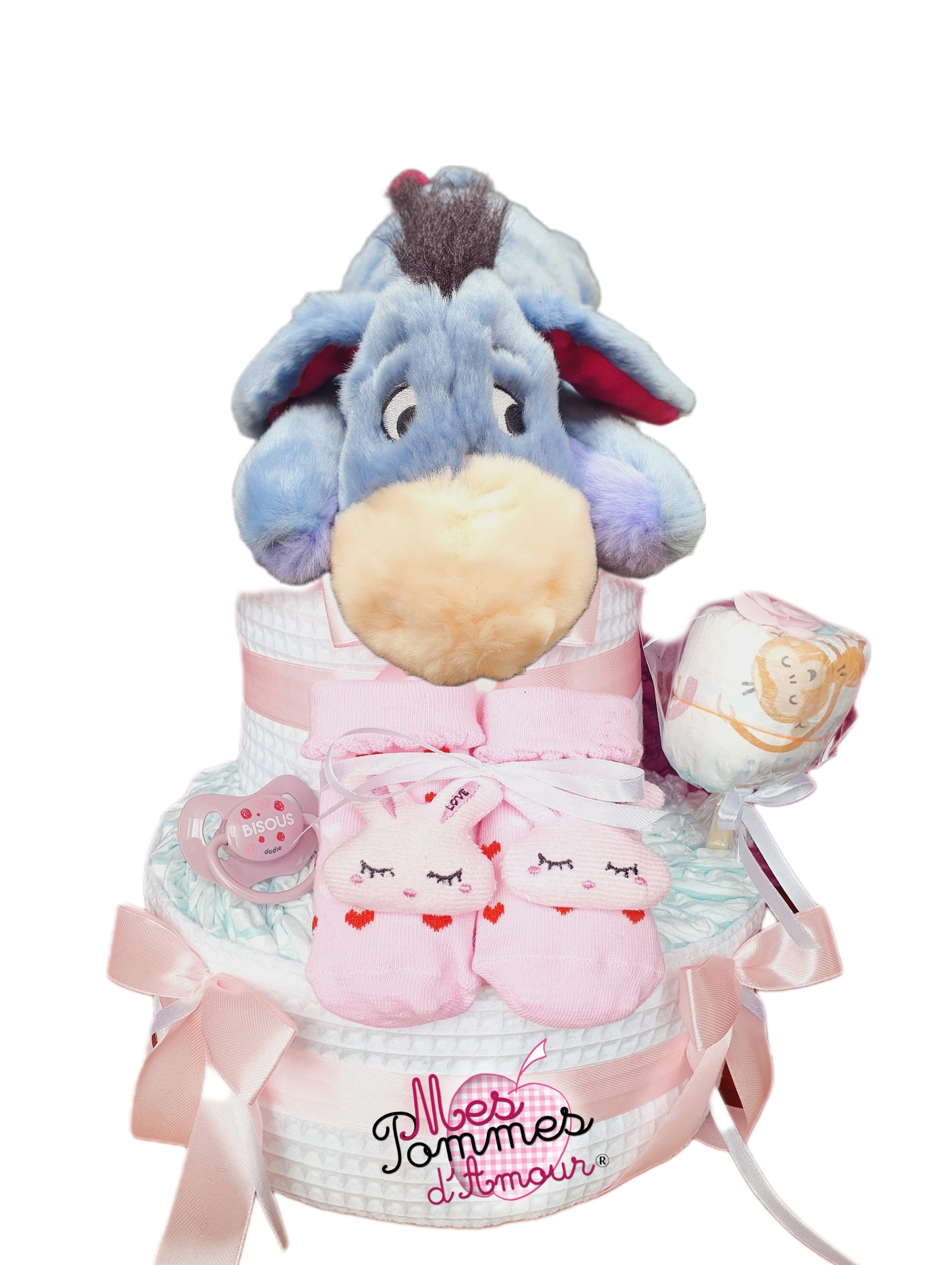 Cadeau de naissance original pour bebe fille coloris rose