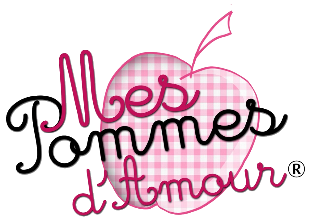 Logo mes pommes d'amour gâteau de couches 