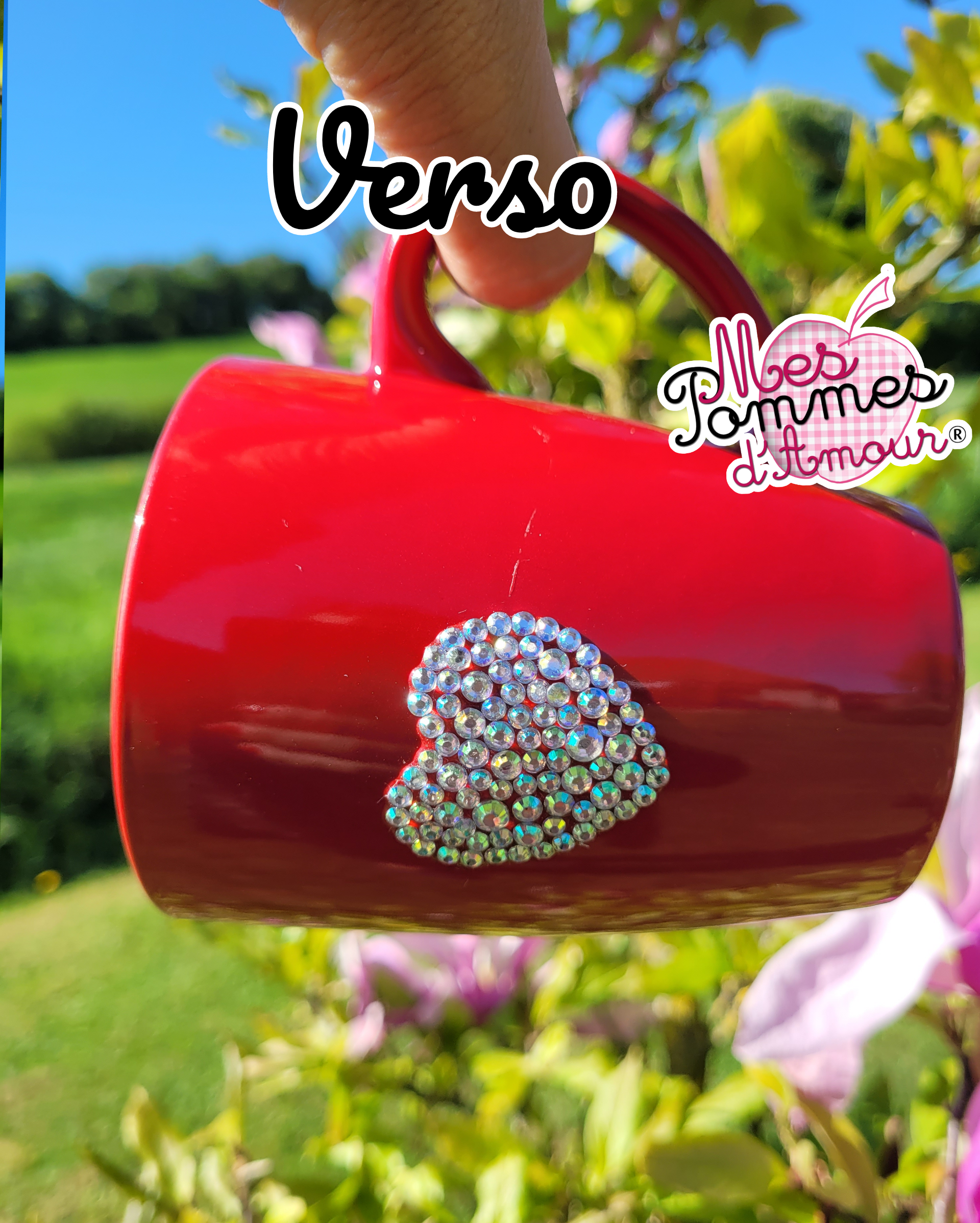 Tasse cristaux personnalisé