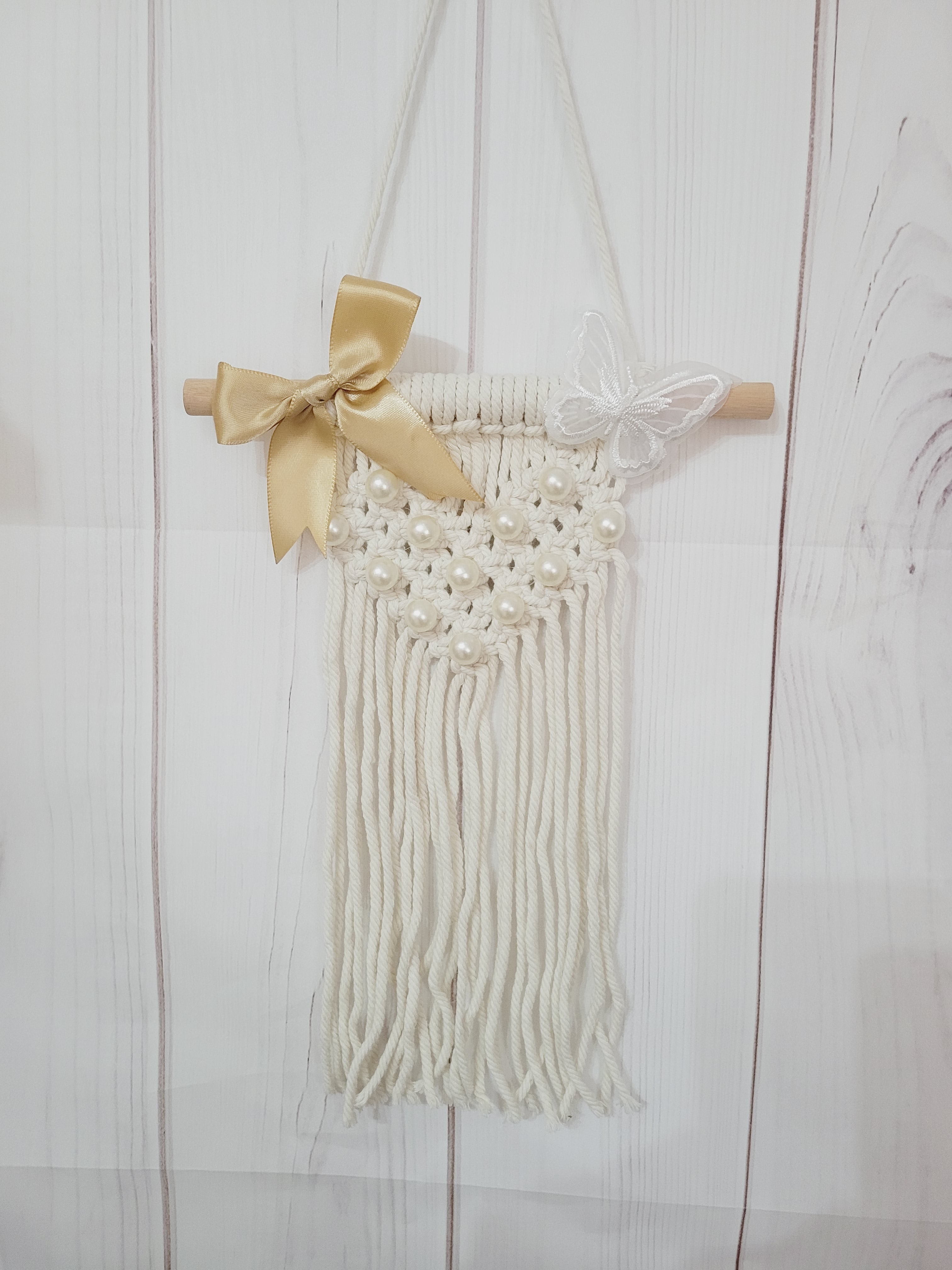 décoration macramé modèle simple