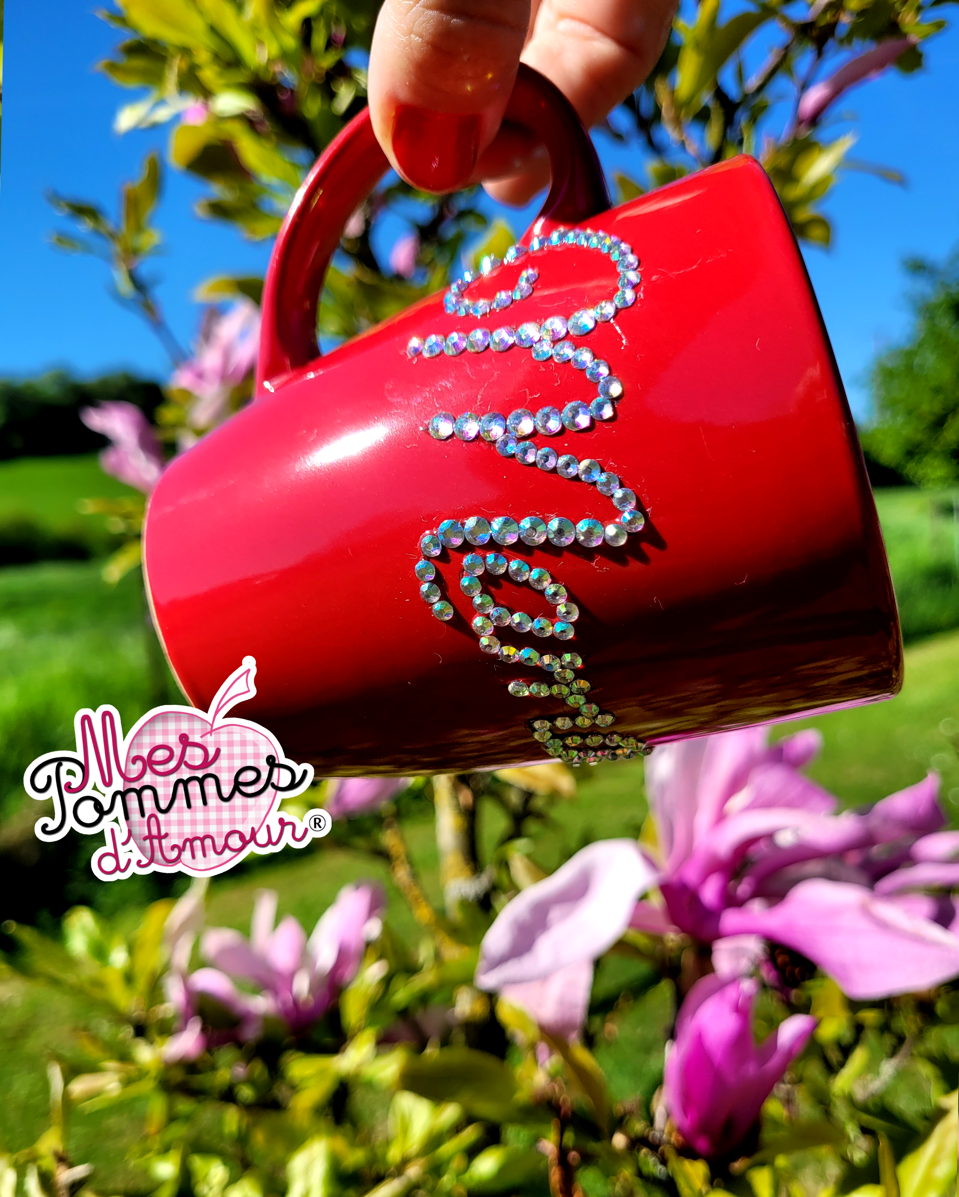 Tasse cristaux personnalisé