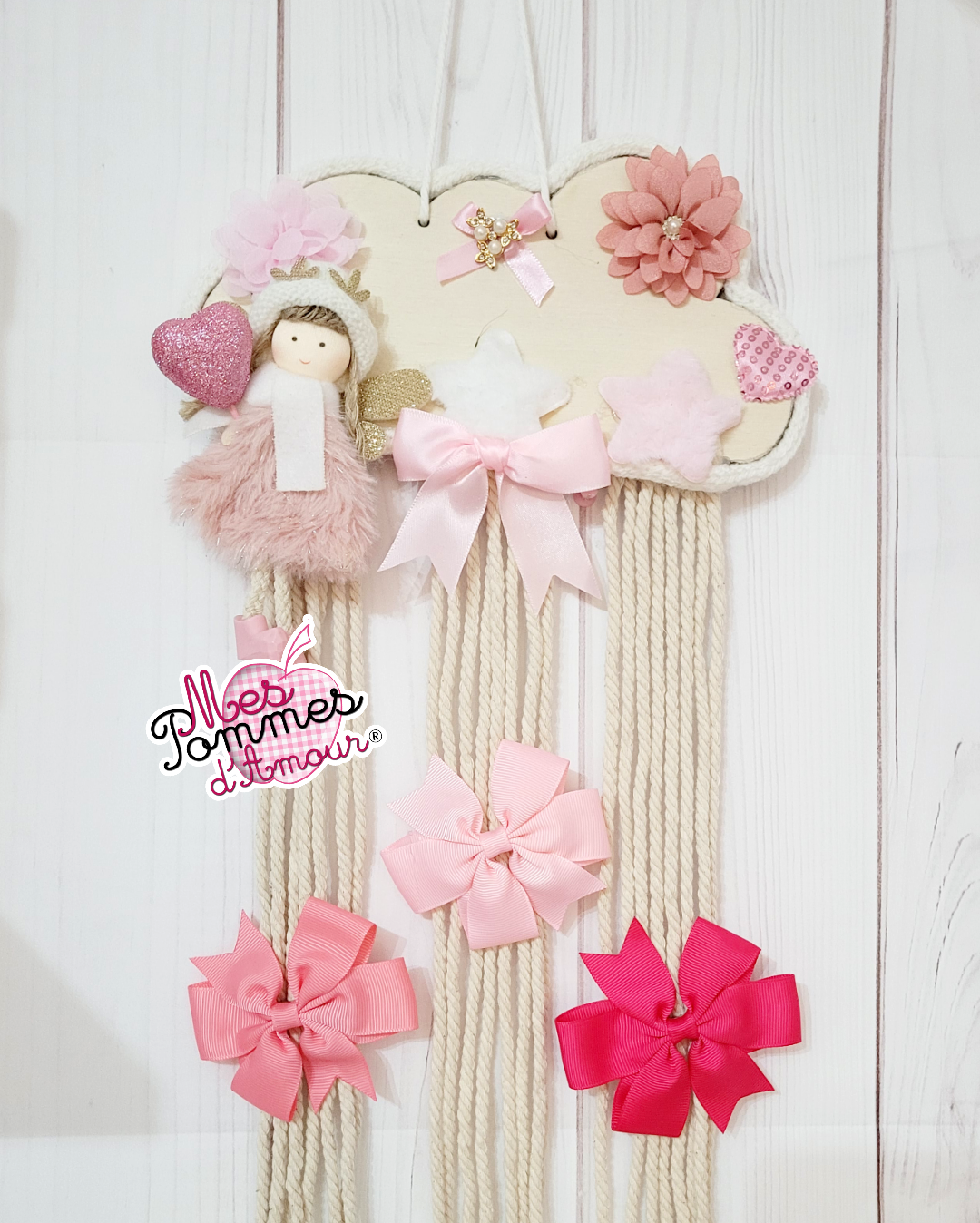 Déco chambre fille ange personnalisable
